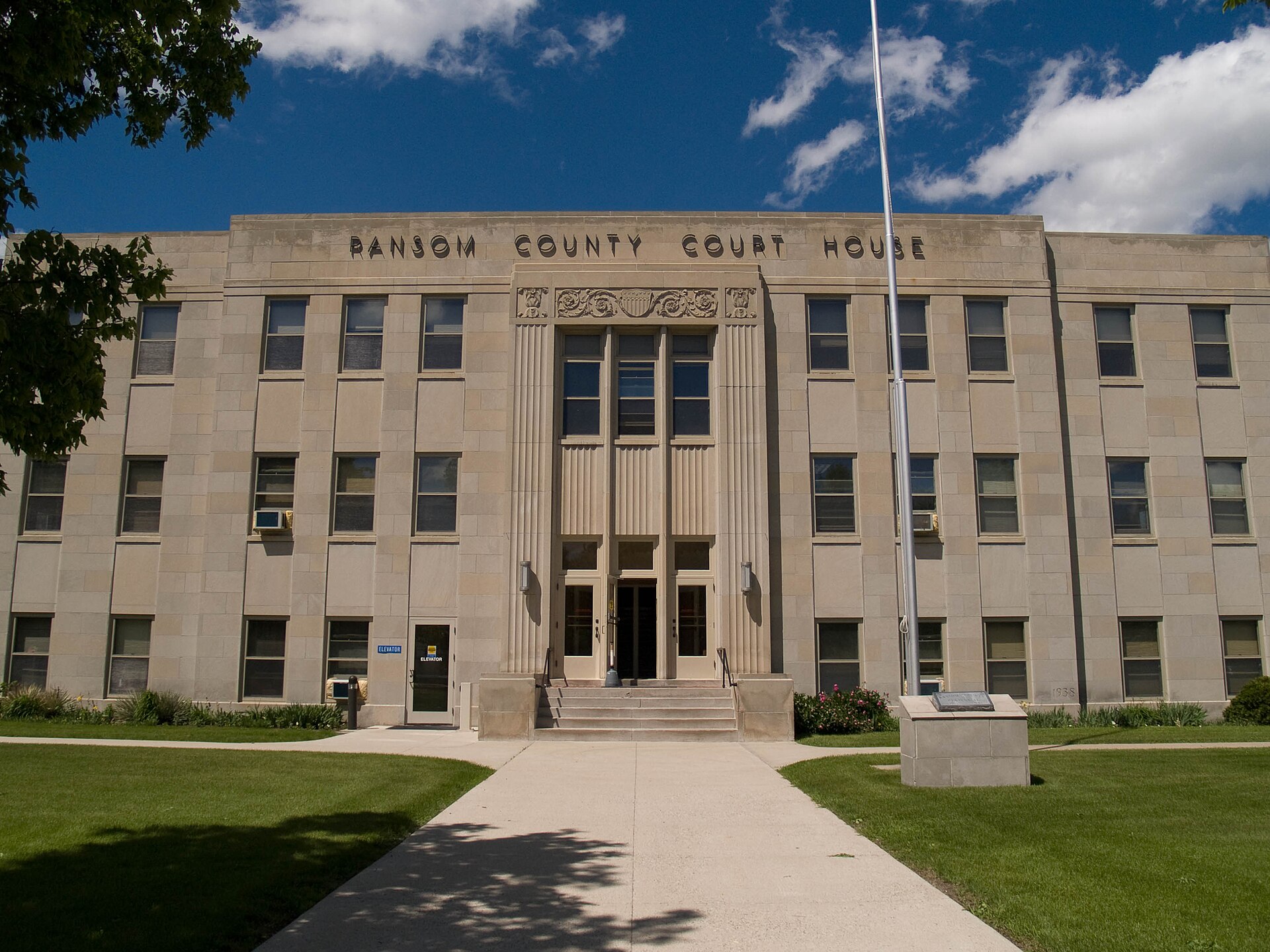 Ransom County Courthouse This is an image of a place or building that is listed on the National Register of Historic Places in the United States of America. — Lisbon, North Dakota