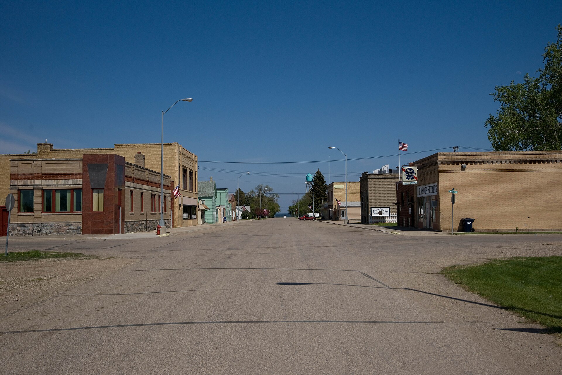 Outdoor view in Minnewaukan, North Dakota