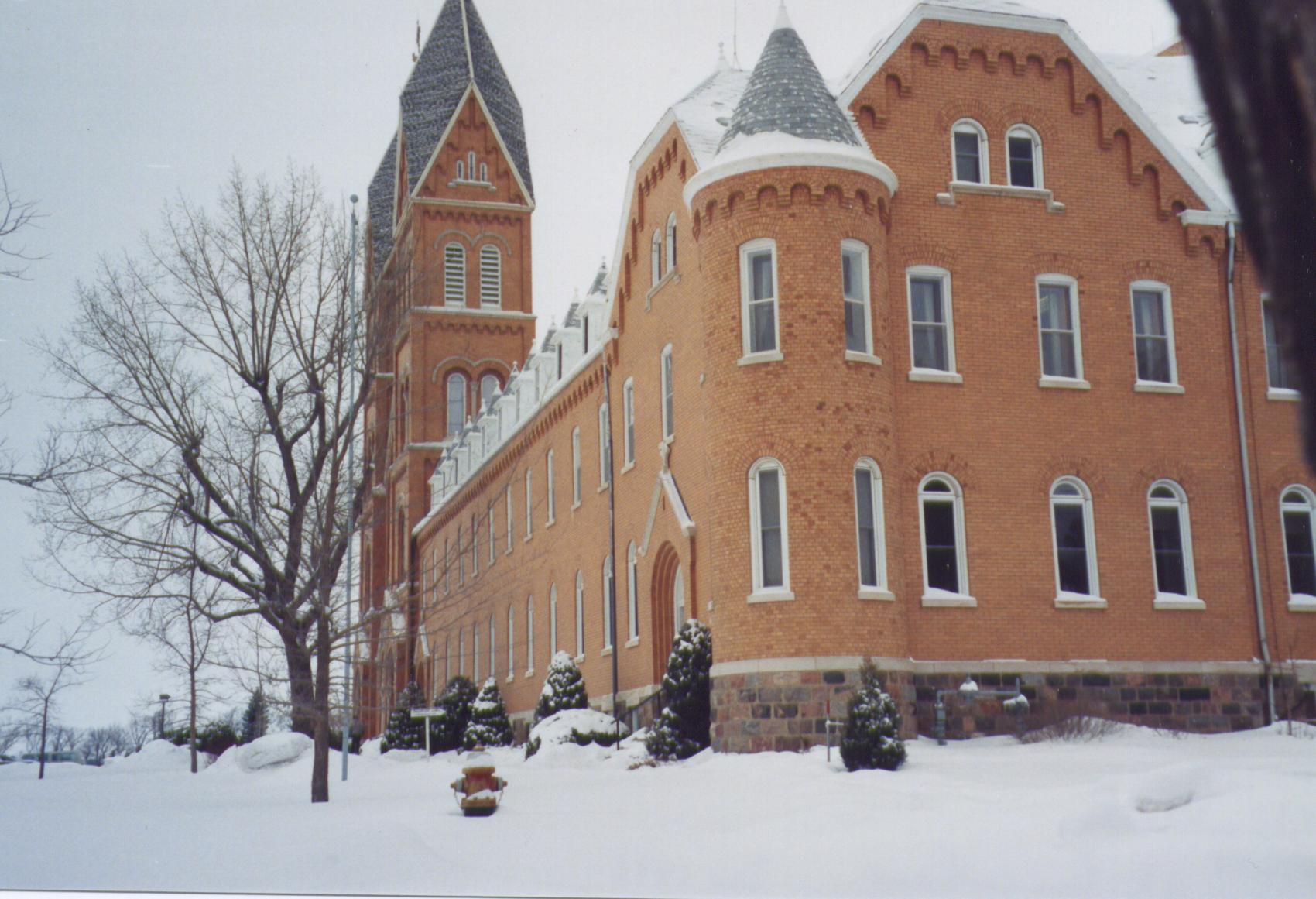 Assumption Abbey Richardton ND as seen from the east. — North Dakota