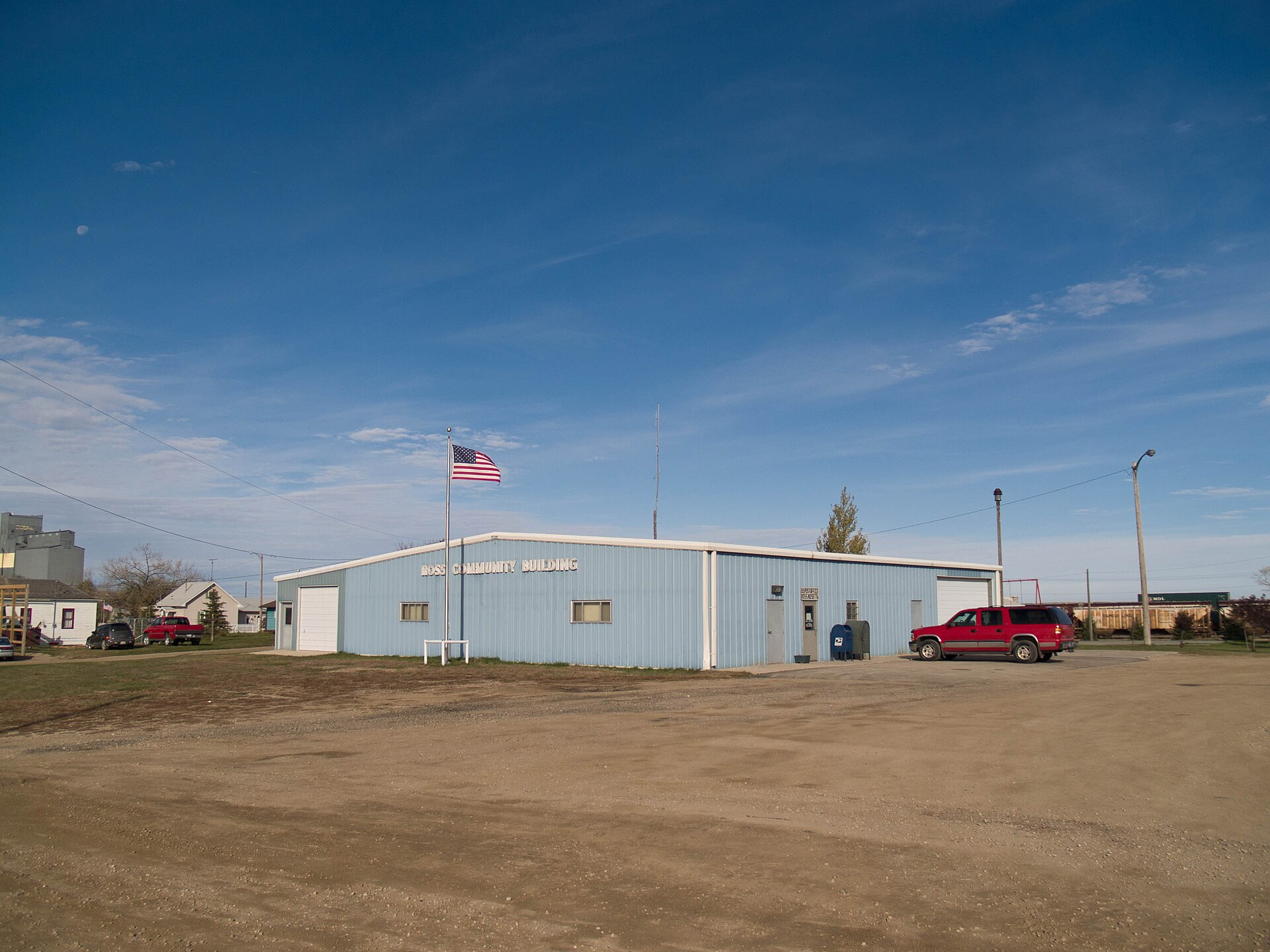 Local building in Ross, North Dakota