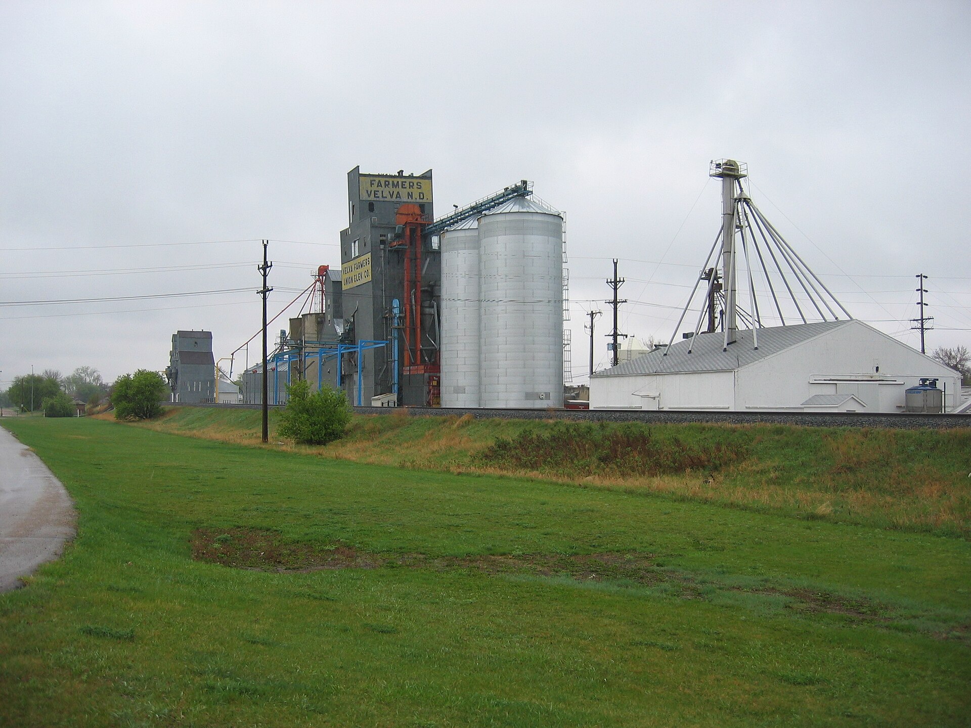 Fields and countryside in Velva, North Dakota
