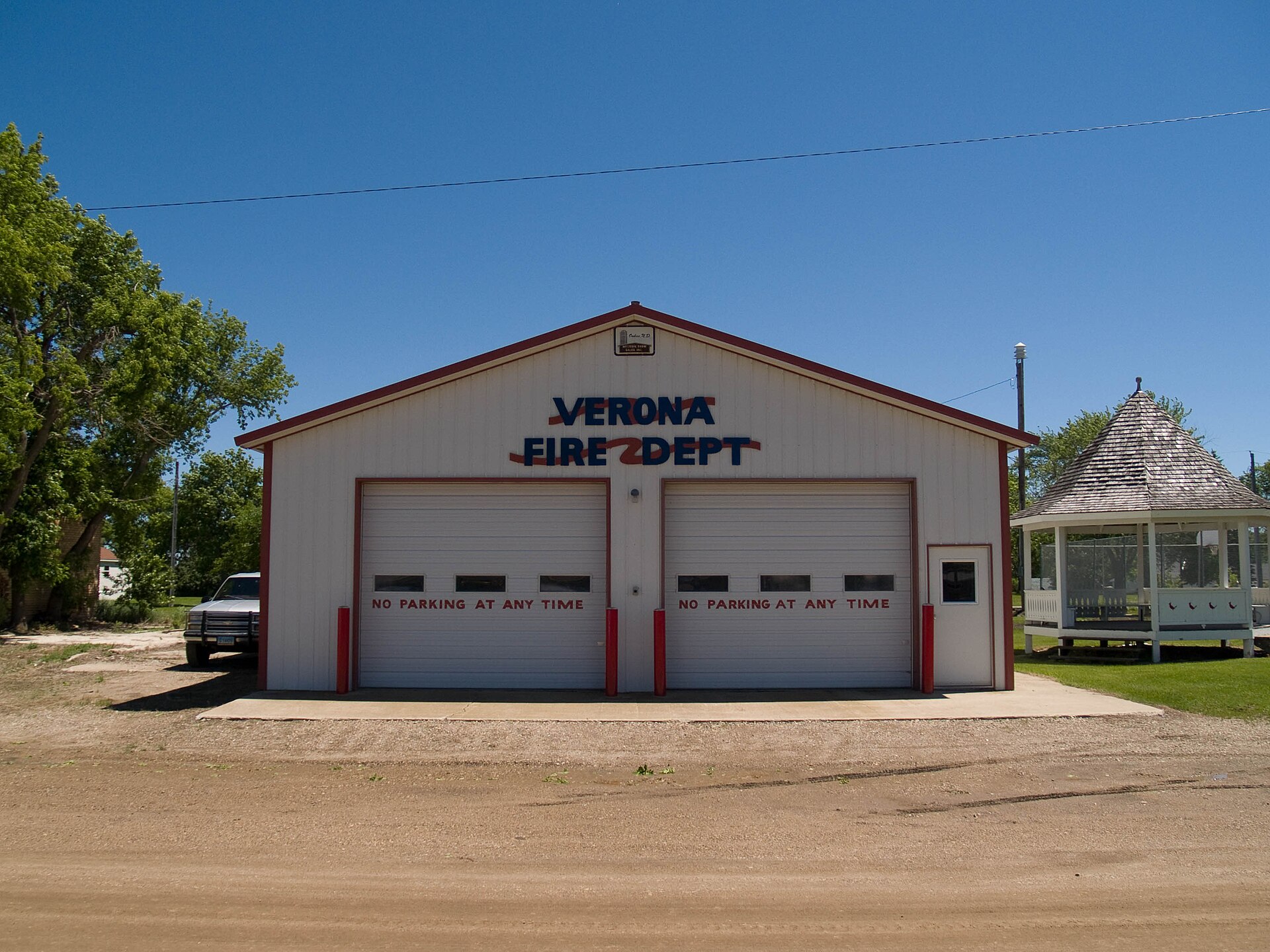 Fire department in Verona, North Dakota