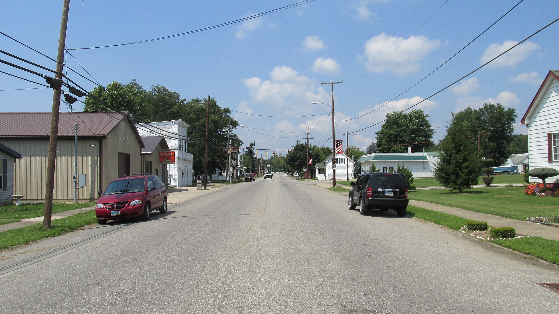Main Street in Beaver, Ohio