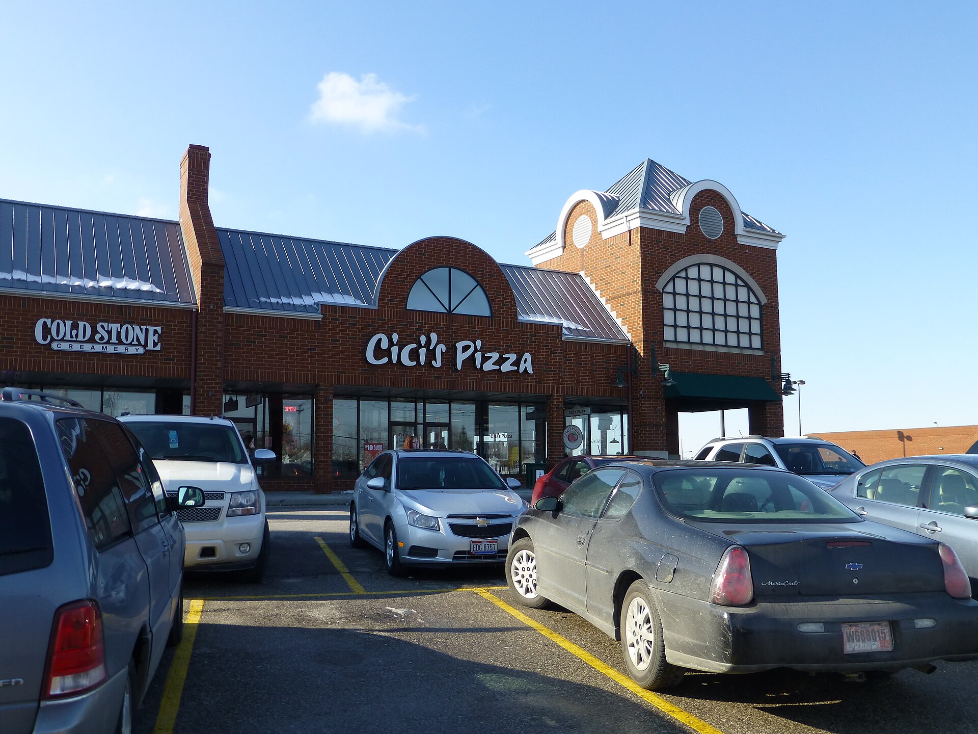 A CiCi's Pizza restaurant in w:Brooklyn, Ohio.