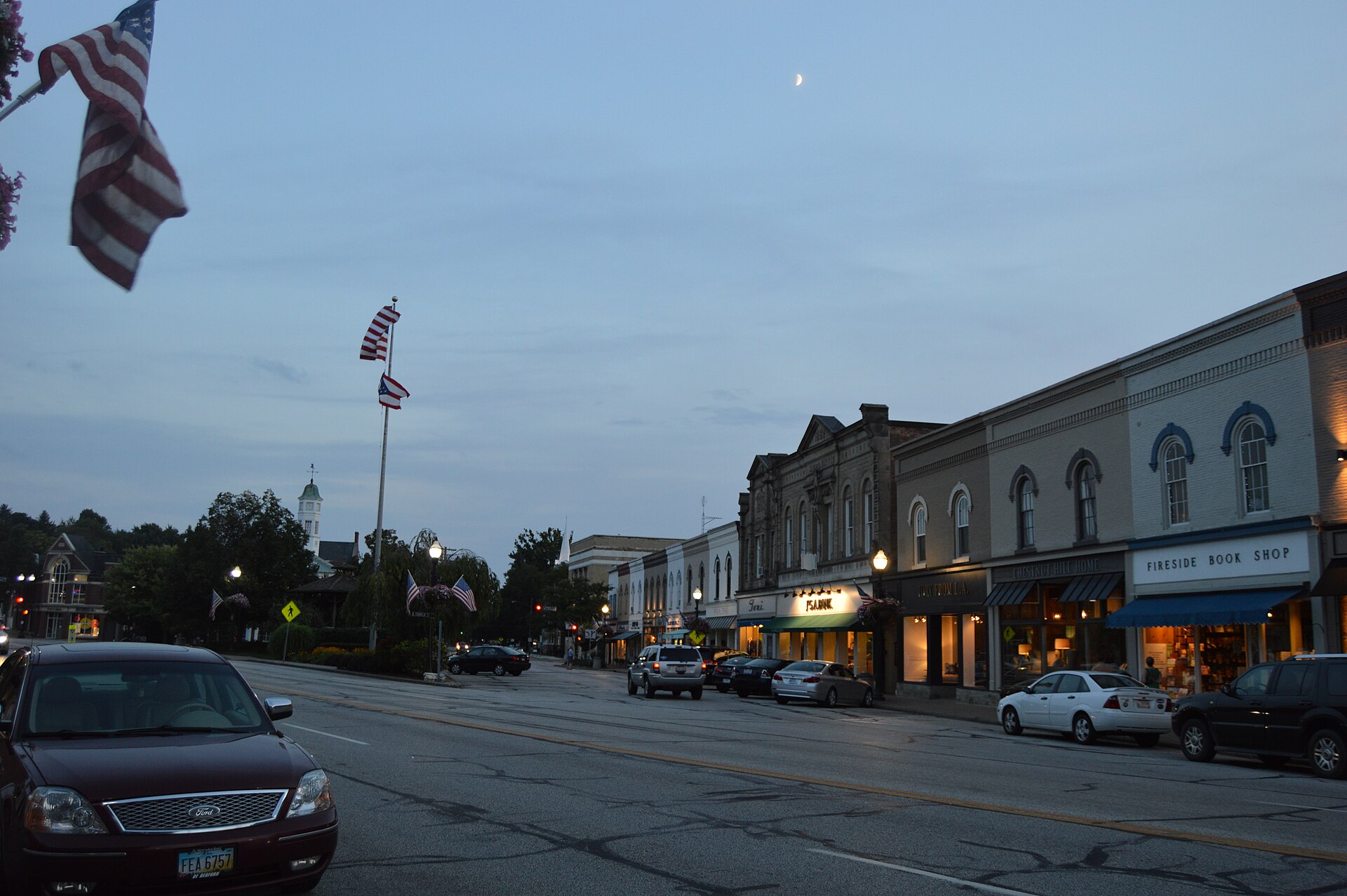Waterfall in Chagrin Falls, Ohio