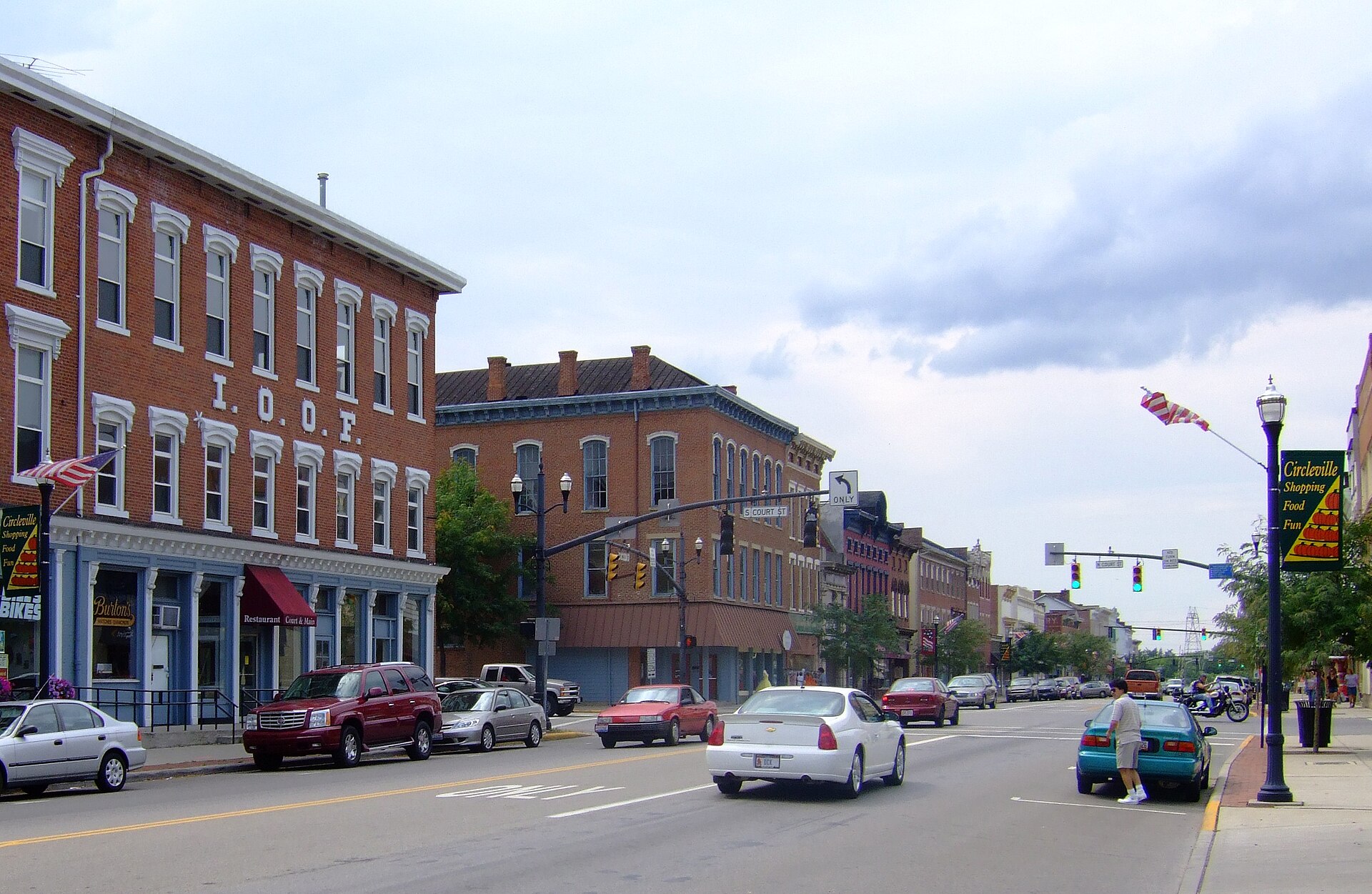 Historic Main Street in Circleville, Ohio