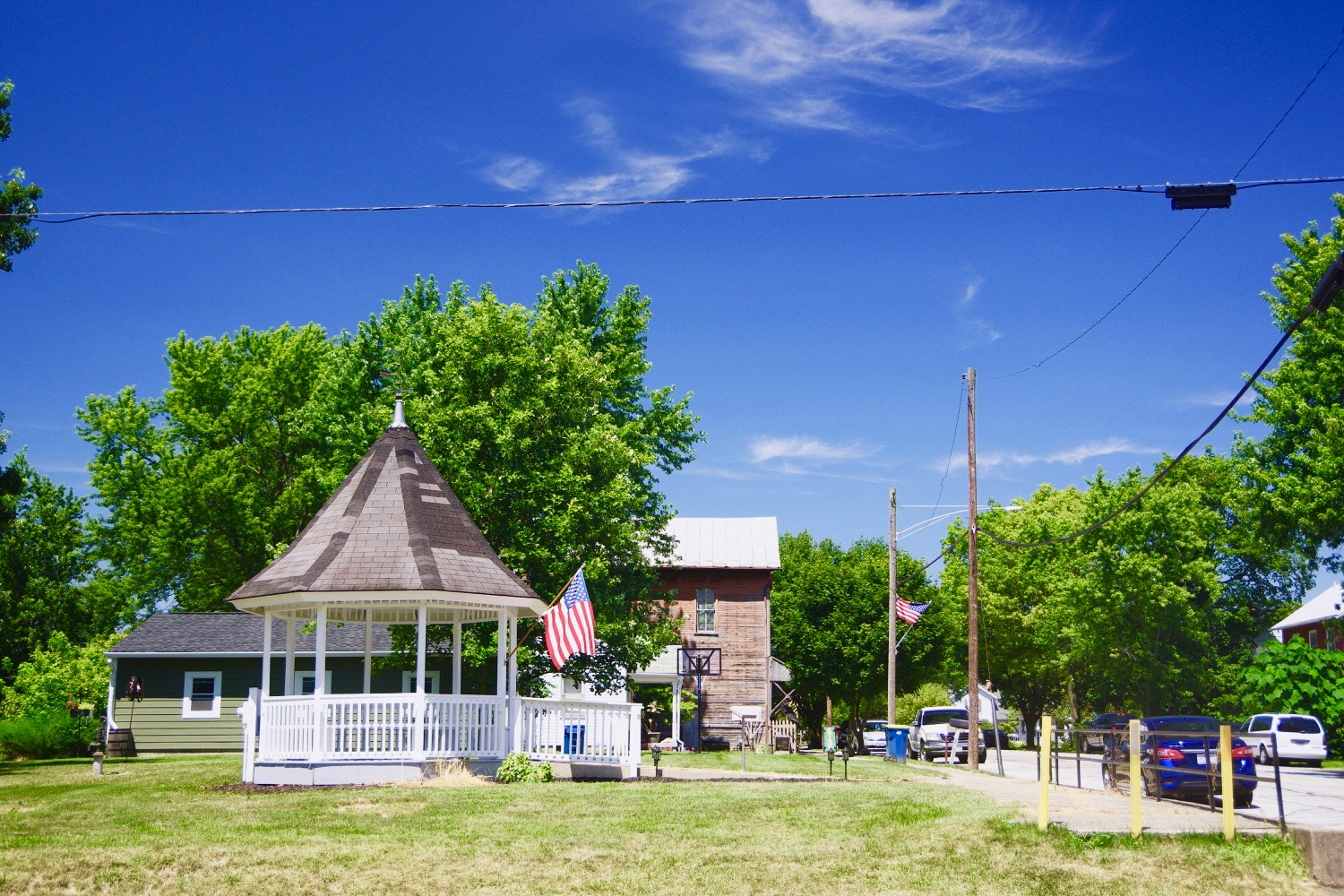 Street scene in Clayton, Ohio
