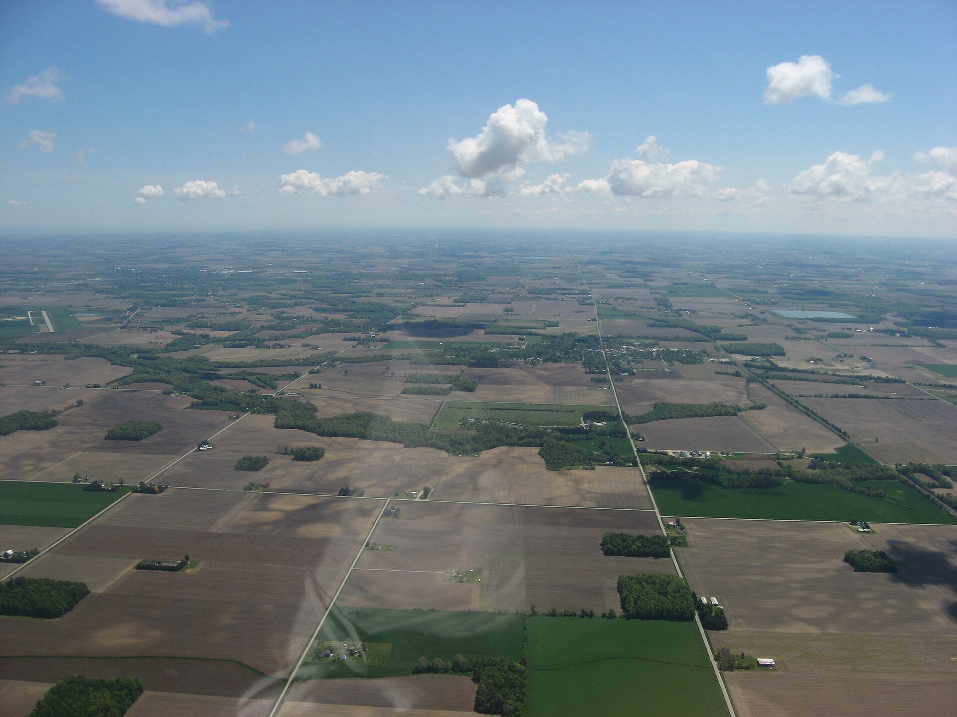 The village of Green Springs, located on the border between Sandusky and Seneca counties in the U.S. — Ohio