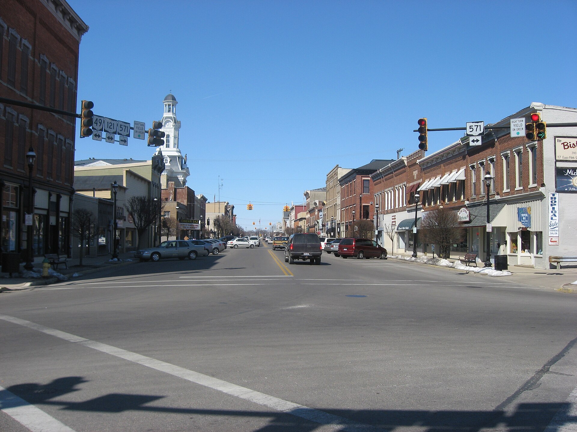 Main Street in Greenville, Ohio