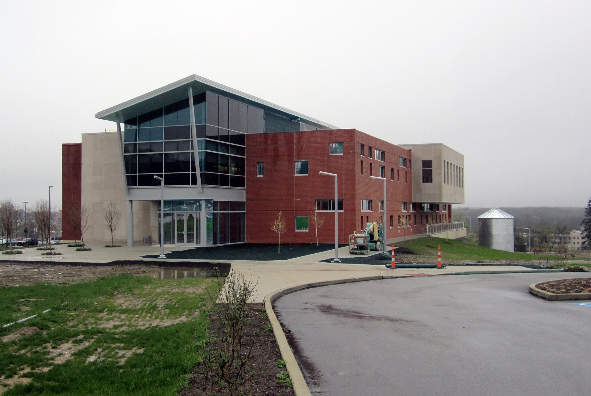 Part of the Cuyahoga Community College campus in Highland Hills, Ohio, United States.