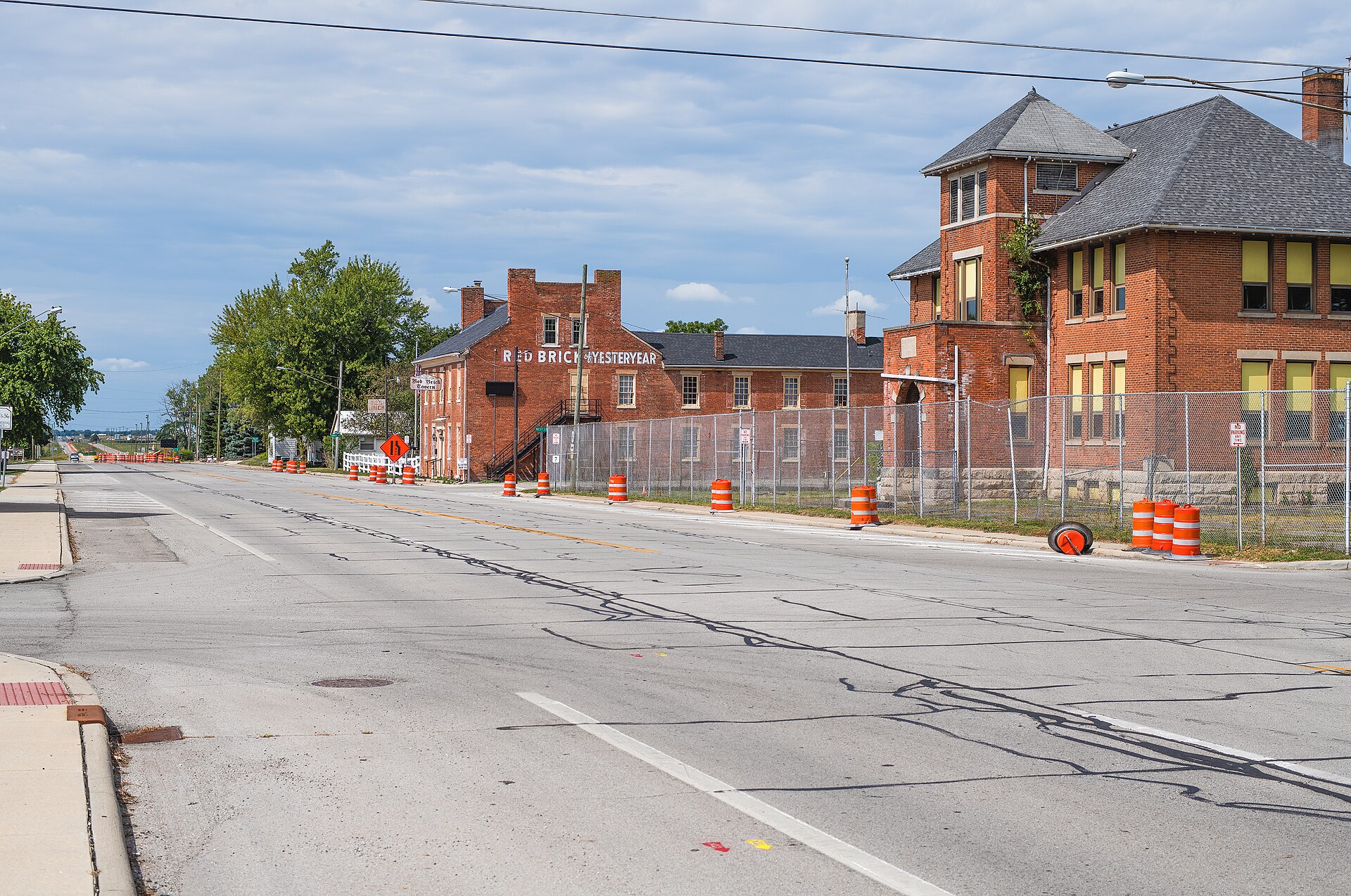 Street scene in Lafayette, Ohio
