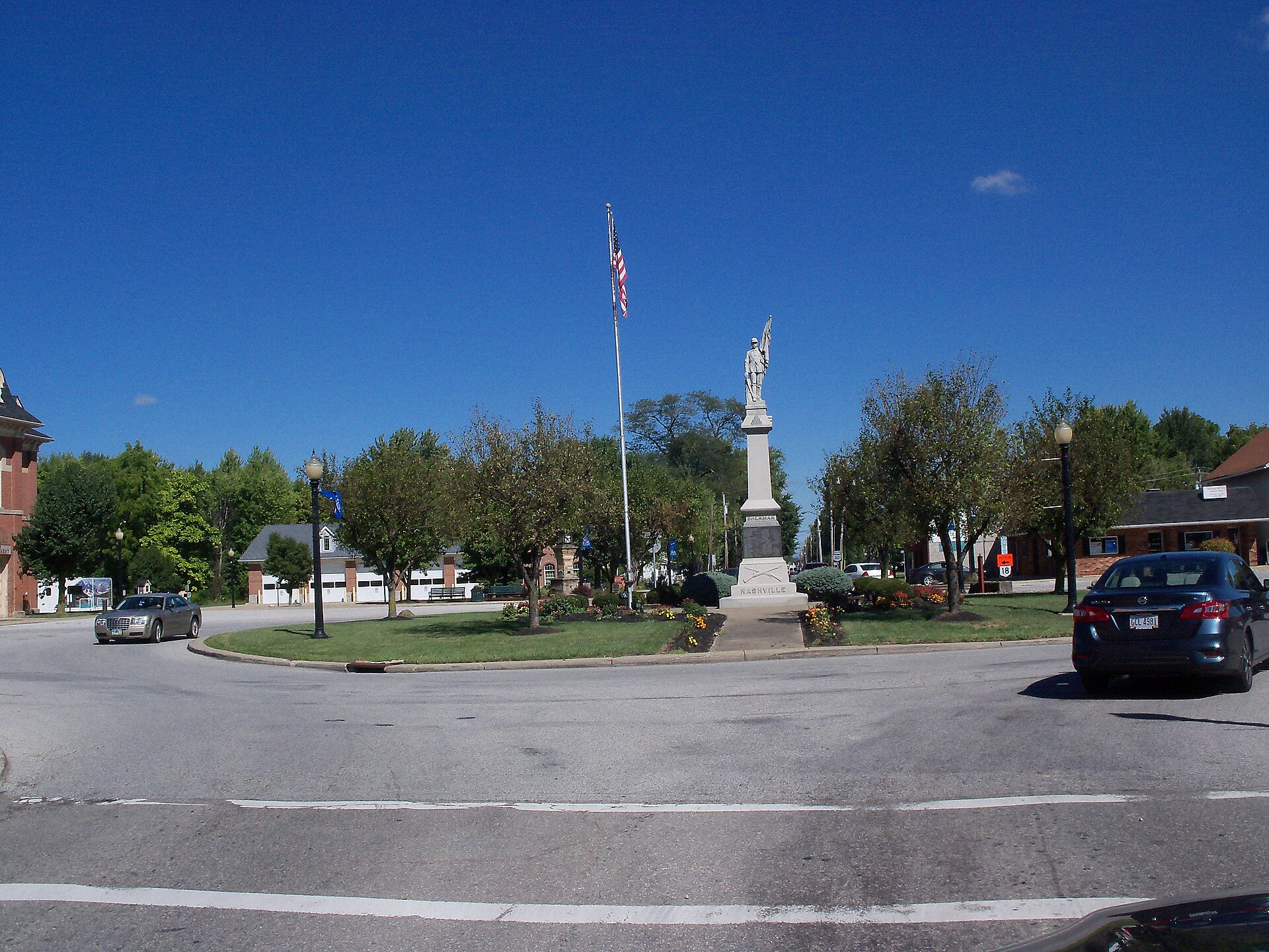 Monument in LaGrange, Ohio