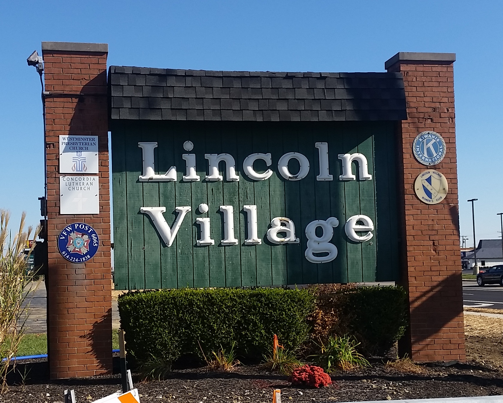 Lincoln Village Sign — Ohio