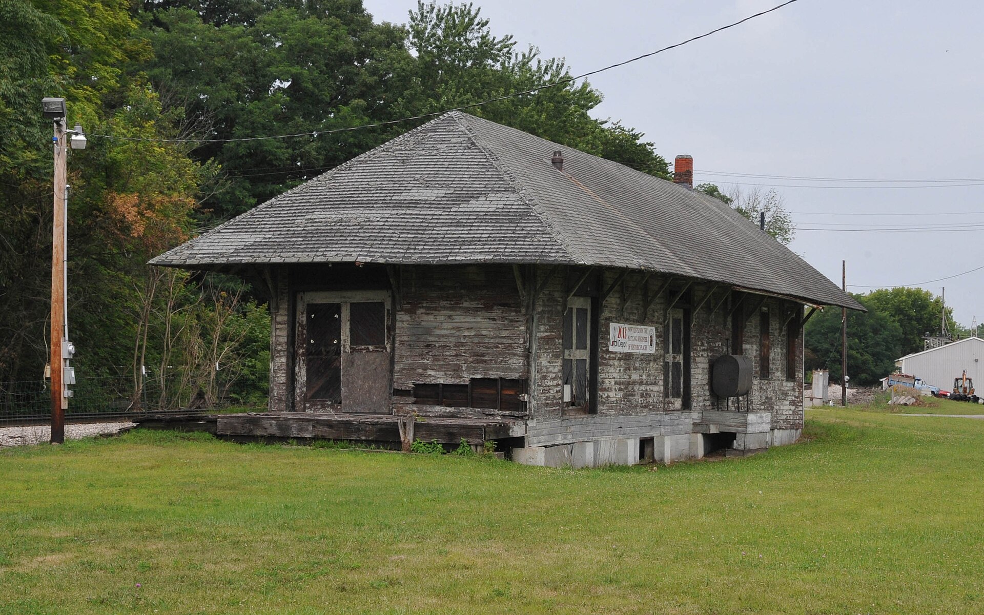 ; BUILT DATES CIRCA 1920; IT IS NOW A MUSEUM AWAITING RESTORATION — Lodi, Ohio