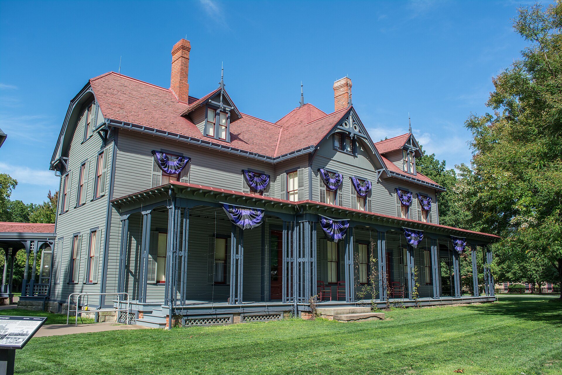house front - James A Garfield National Historic Site — Mentor, Ohio