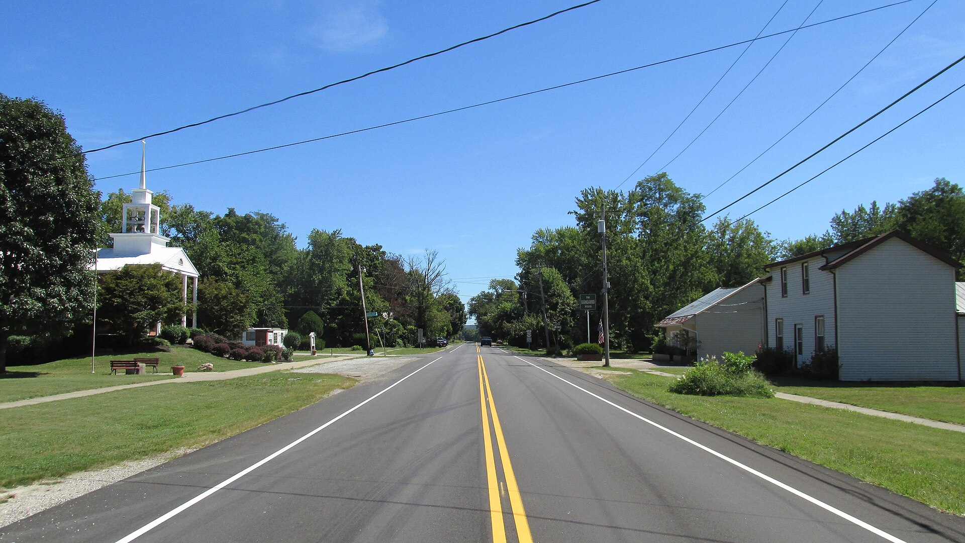 Looking east on US Highway 52 in Neville. — Ohio