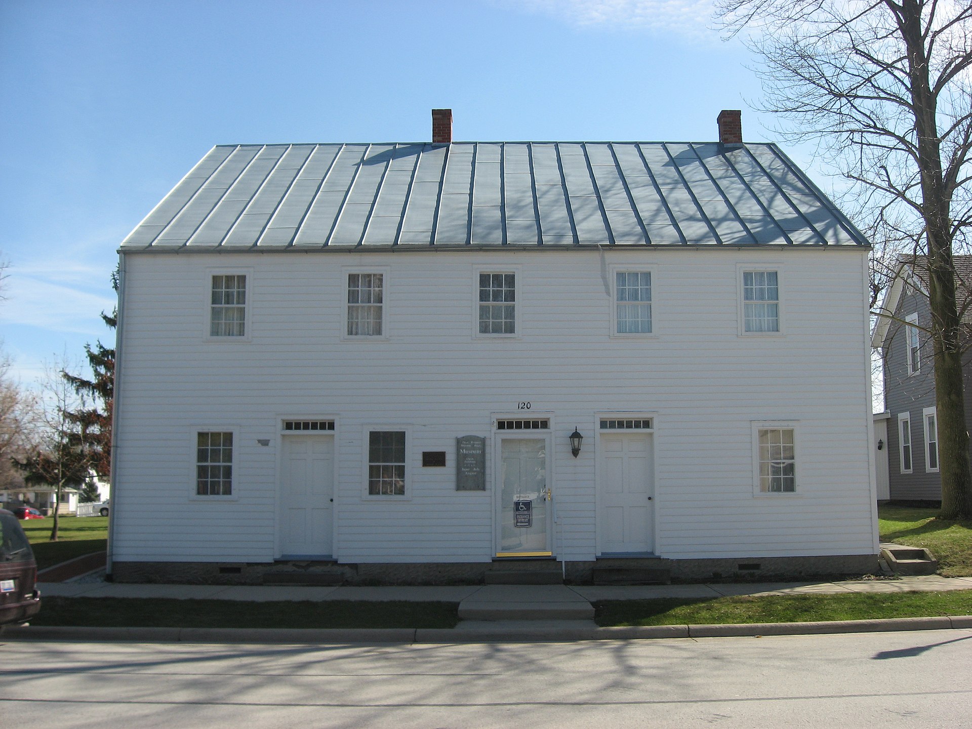 Front of the William Luelleman House, located at 120 N. — New Bremen, Ohio