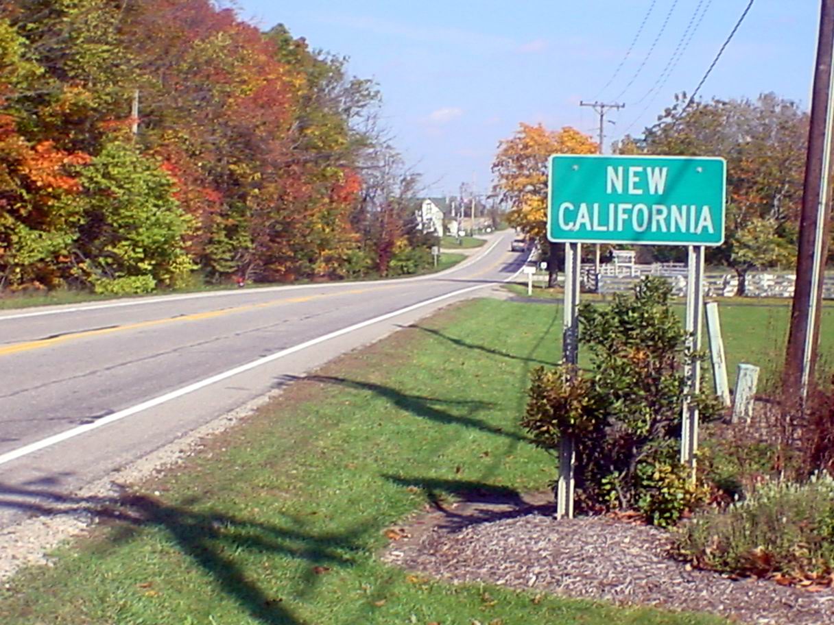 New California signage — Ohio
