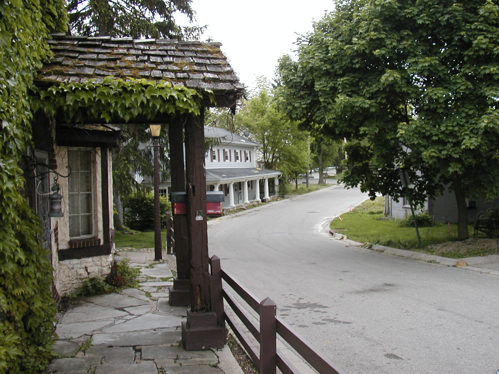 Older buildings on Pike Street in New Carlisle, Ohio, United States.