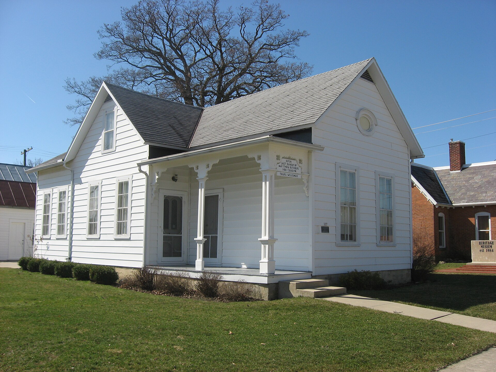 Front and side of the H.E. — New Knoxville, Ohio