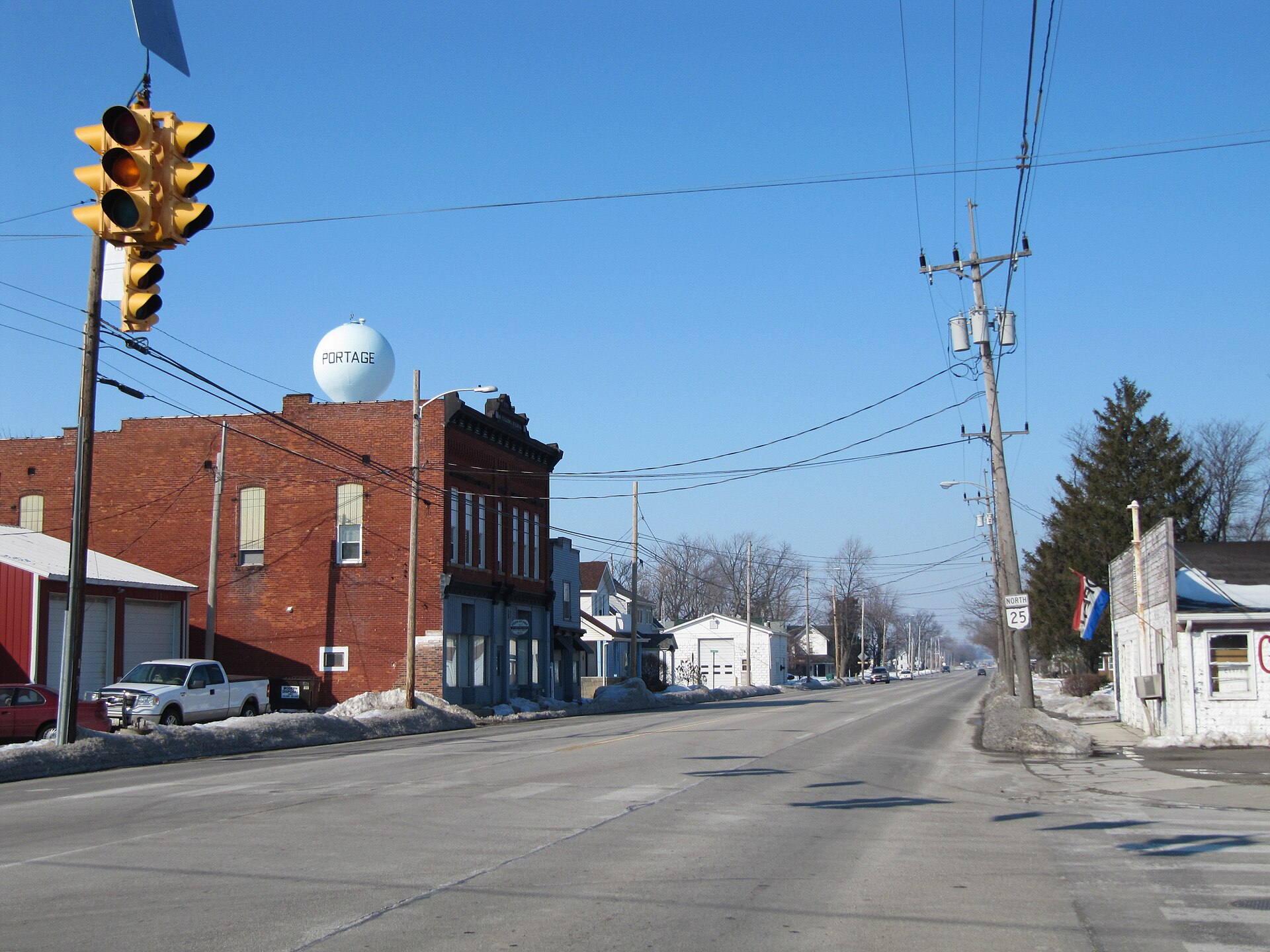 Main Street in Portage, Ohio
