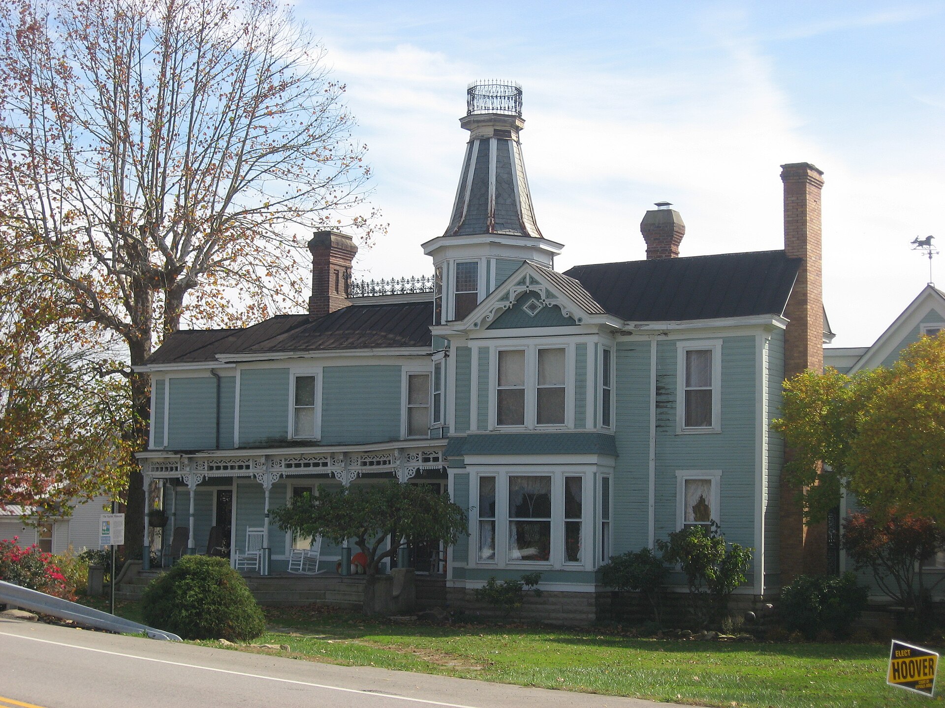 Street scene in Rarden, Ohio