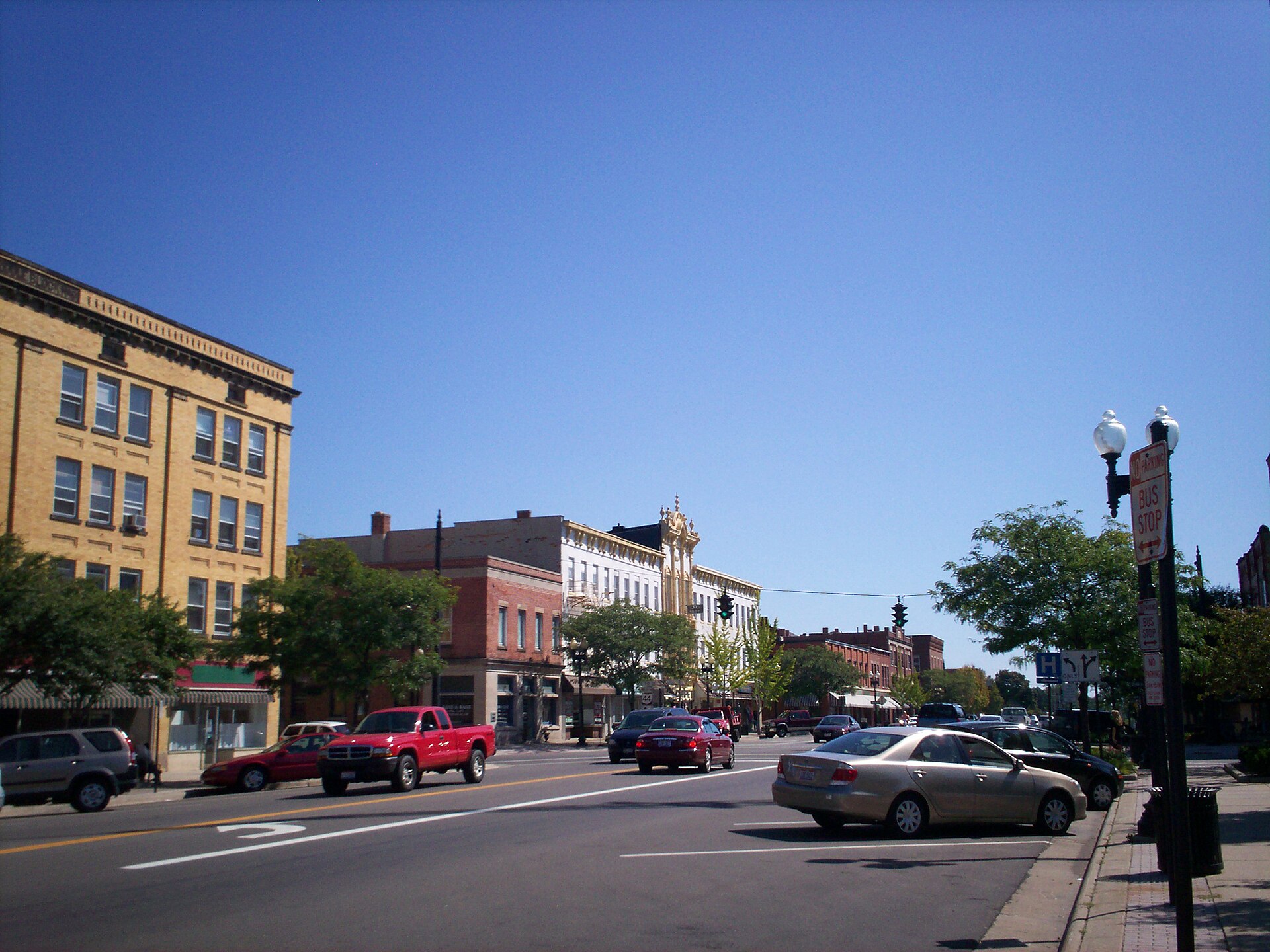 Main Street in Ravenna, Ohio