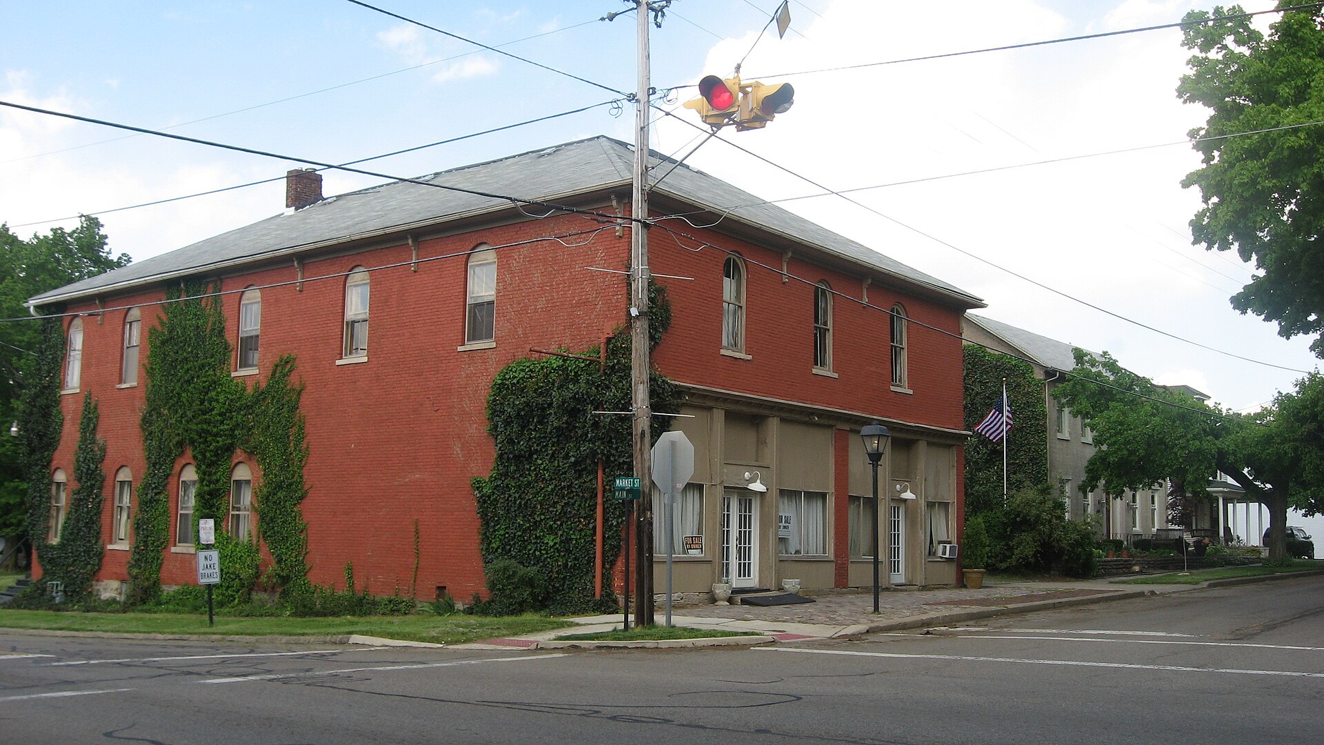 Buildings on the northern side of W. — Rushville, Ohio