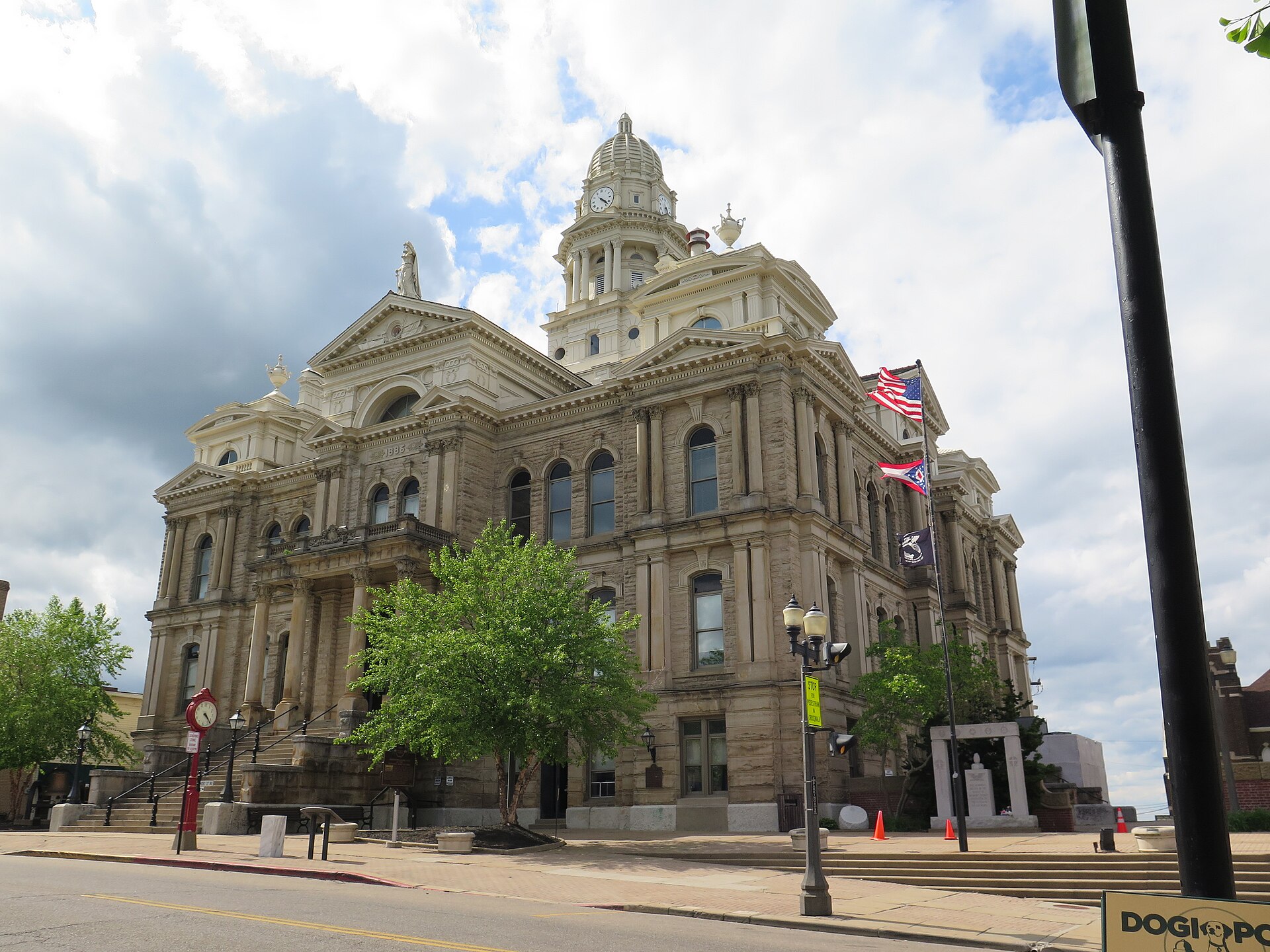 Belmont County Courthouse, St. Clairsville, Ohio.