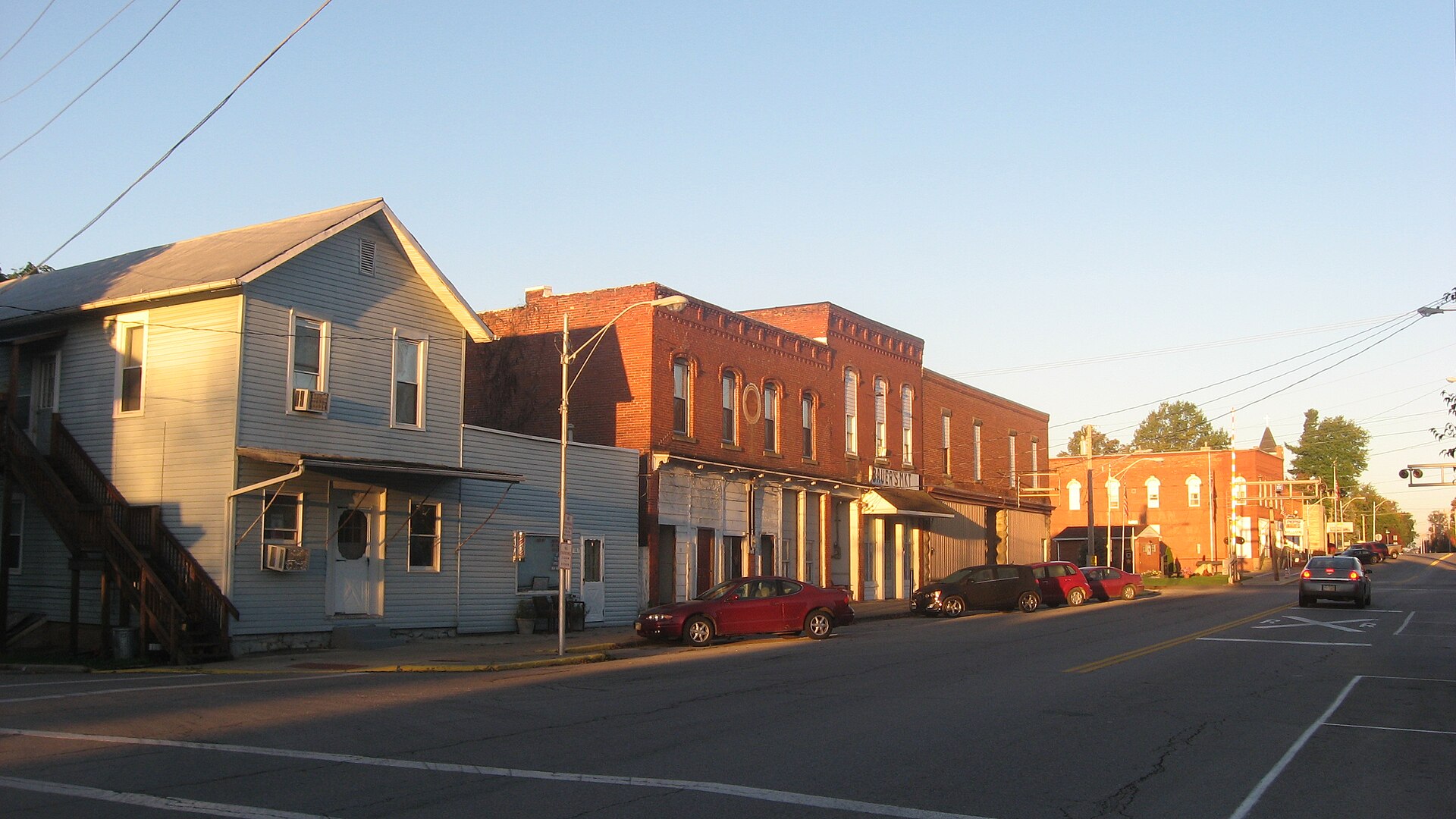 Main Street in Shiloh, Ohio