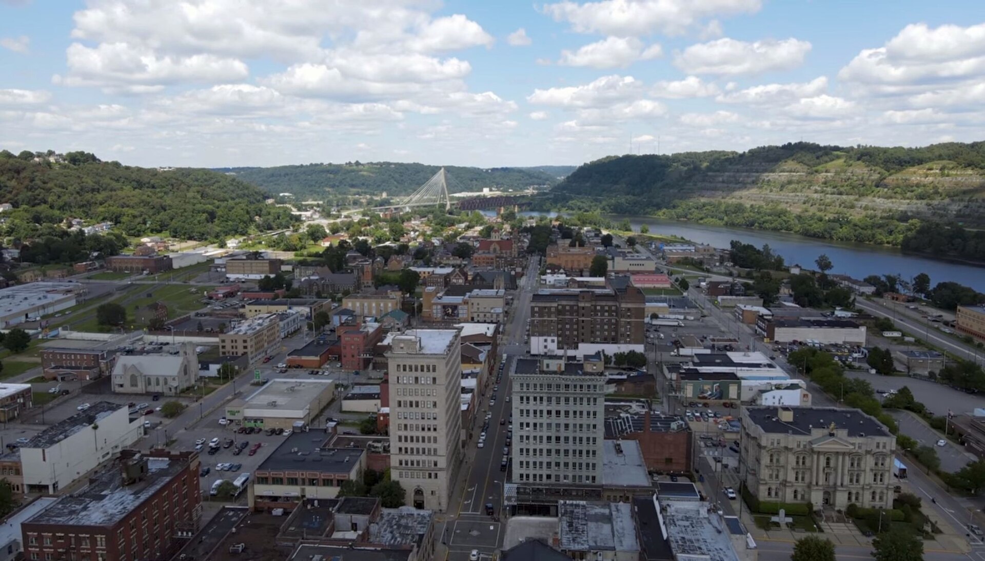 Skyline in Steubenville, Ohio