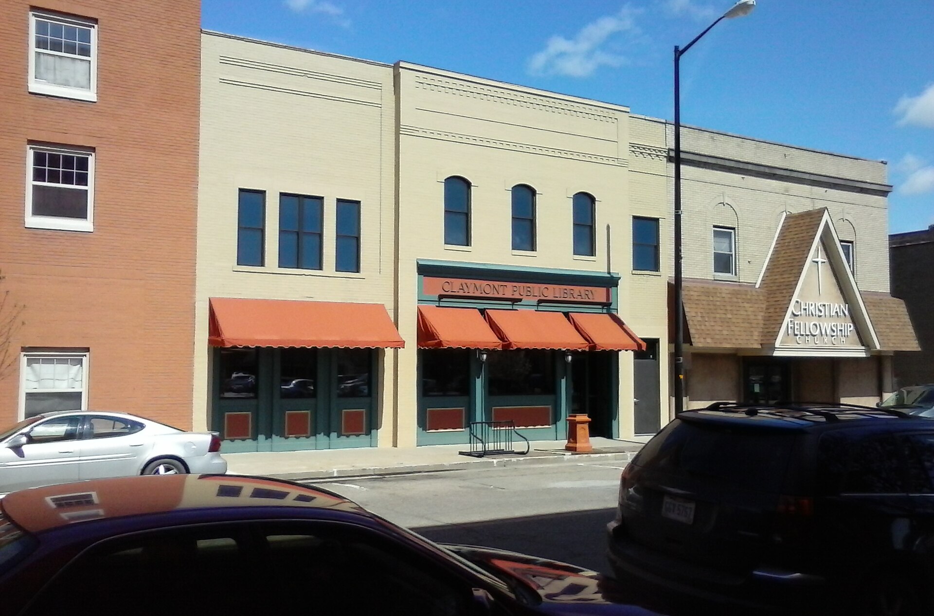 Library, downtown Uhrichsville, Ohio