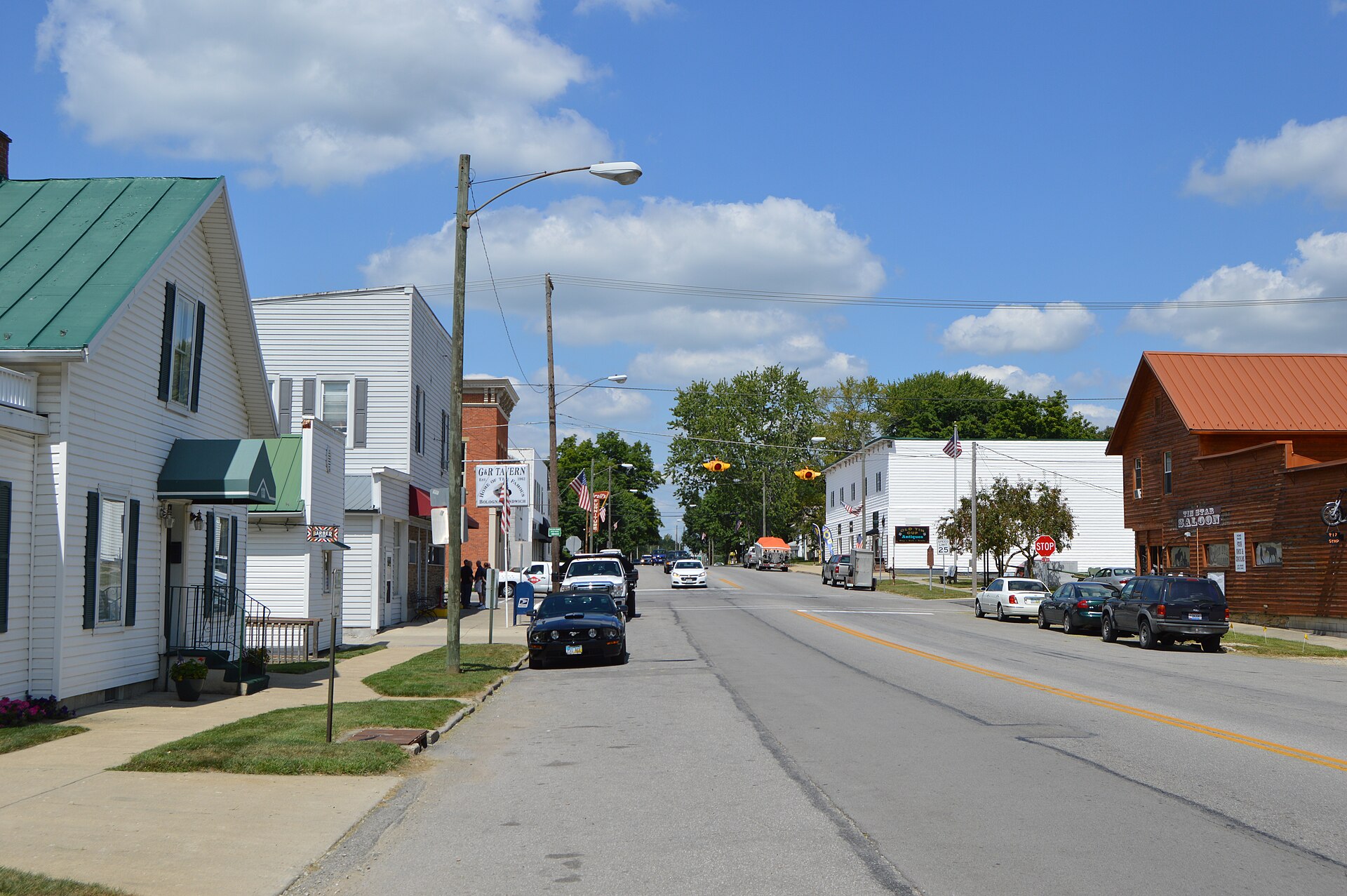 Main Street in Waldo, Ohio