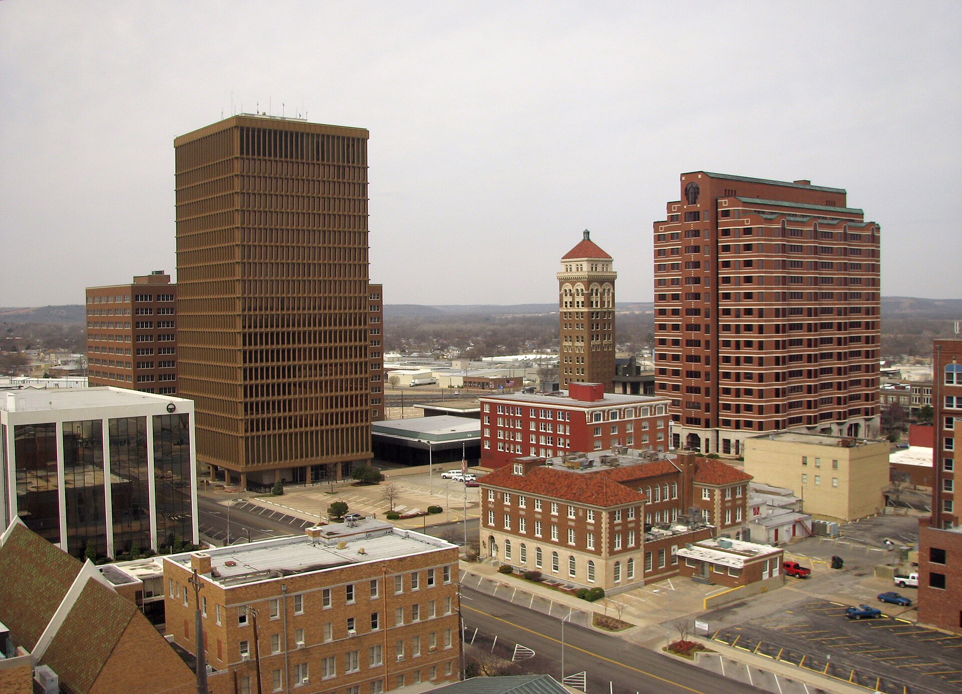 Downtown Bartlesville, Oklahoma.