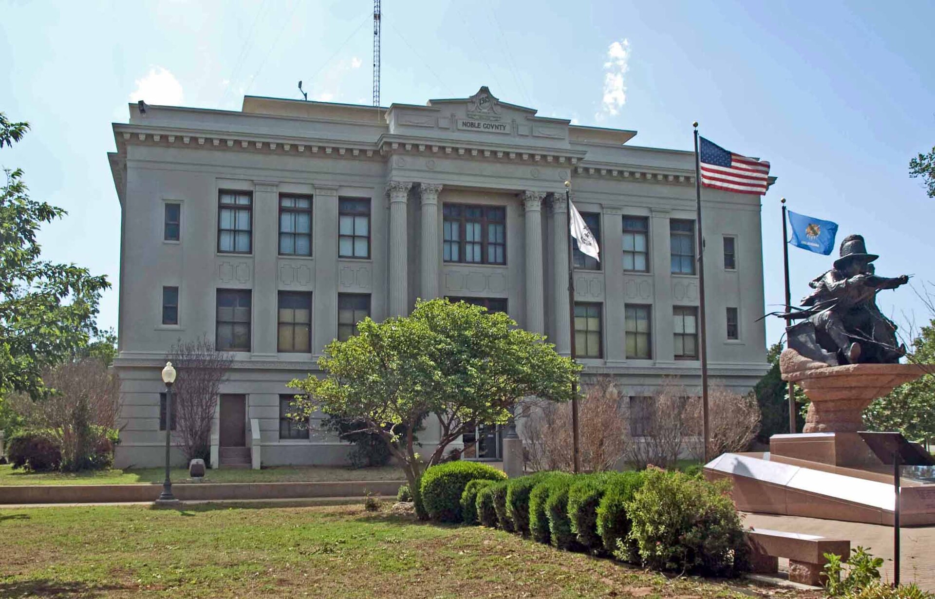 Das Noble County Courthouse in Perry, Oklahoma