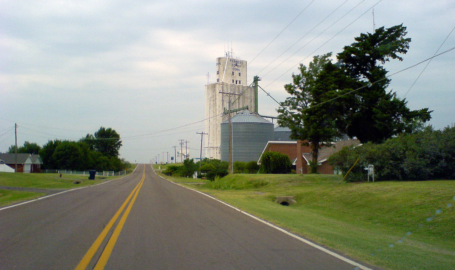 Corn, OK - from the east — Oklahoma