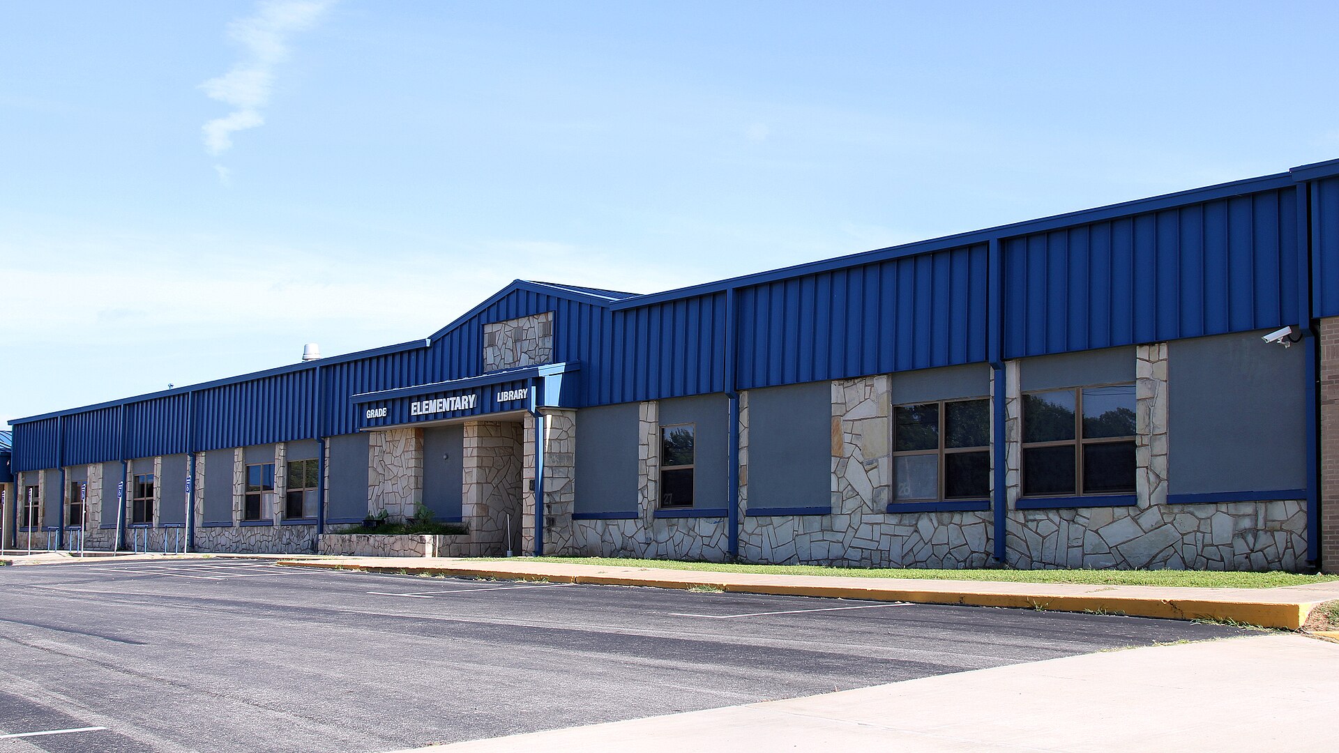 The elementary school in Dickson, Oklahoma, United States.