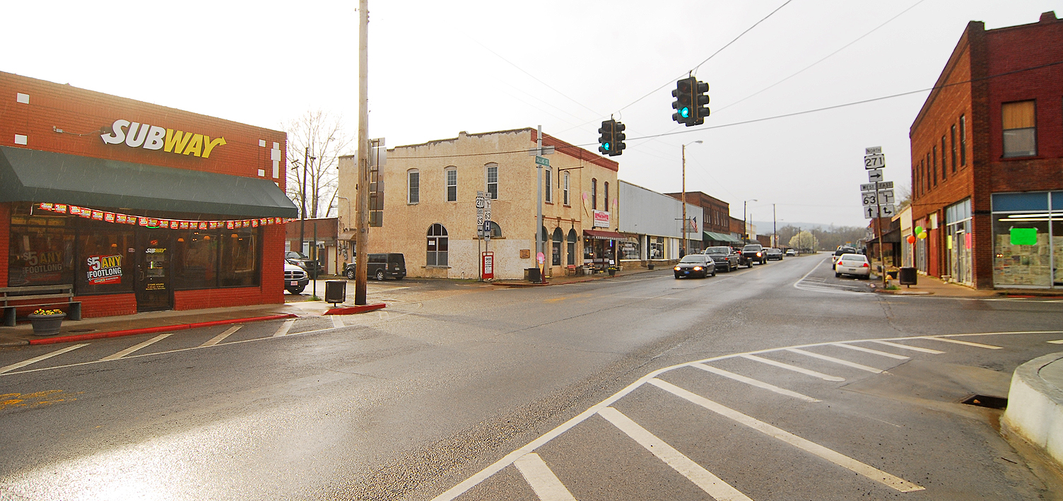 Historic downtown Talihina — Oklahoma