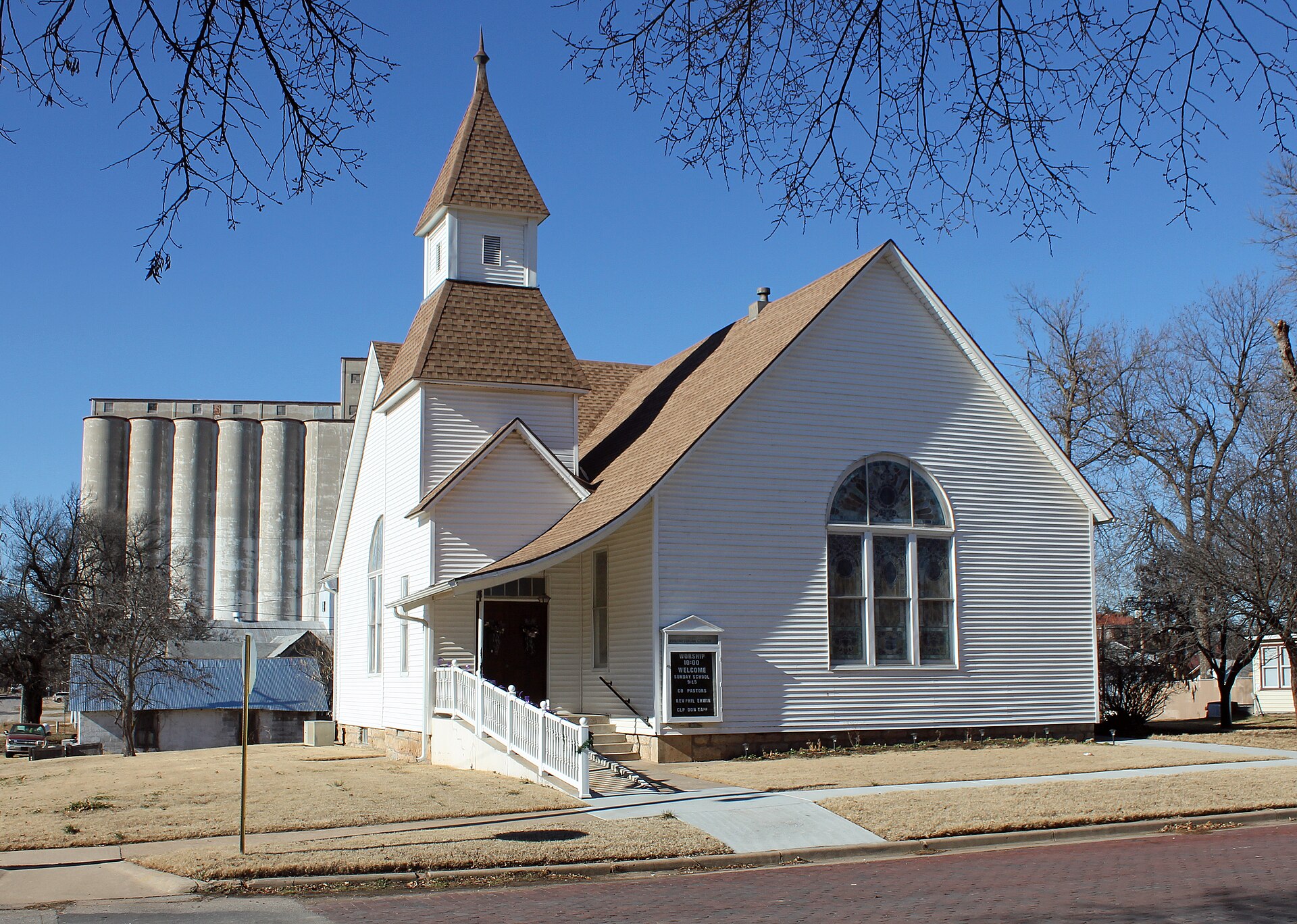 The First Presbyterian Church of Tonkawa, located at 109 South 4th Street in Tonkawa, Oklahoma. The property is listed on the National Register of Historic Places.