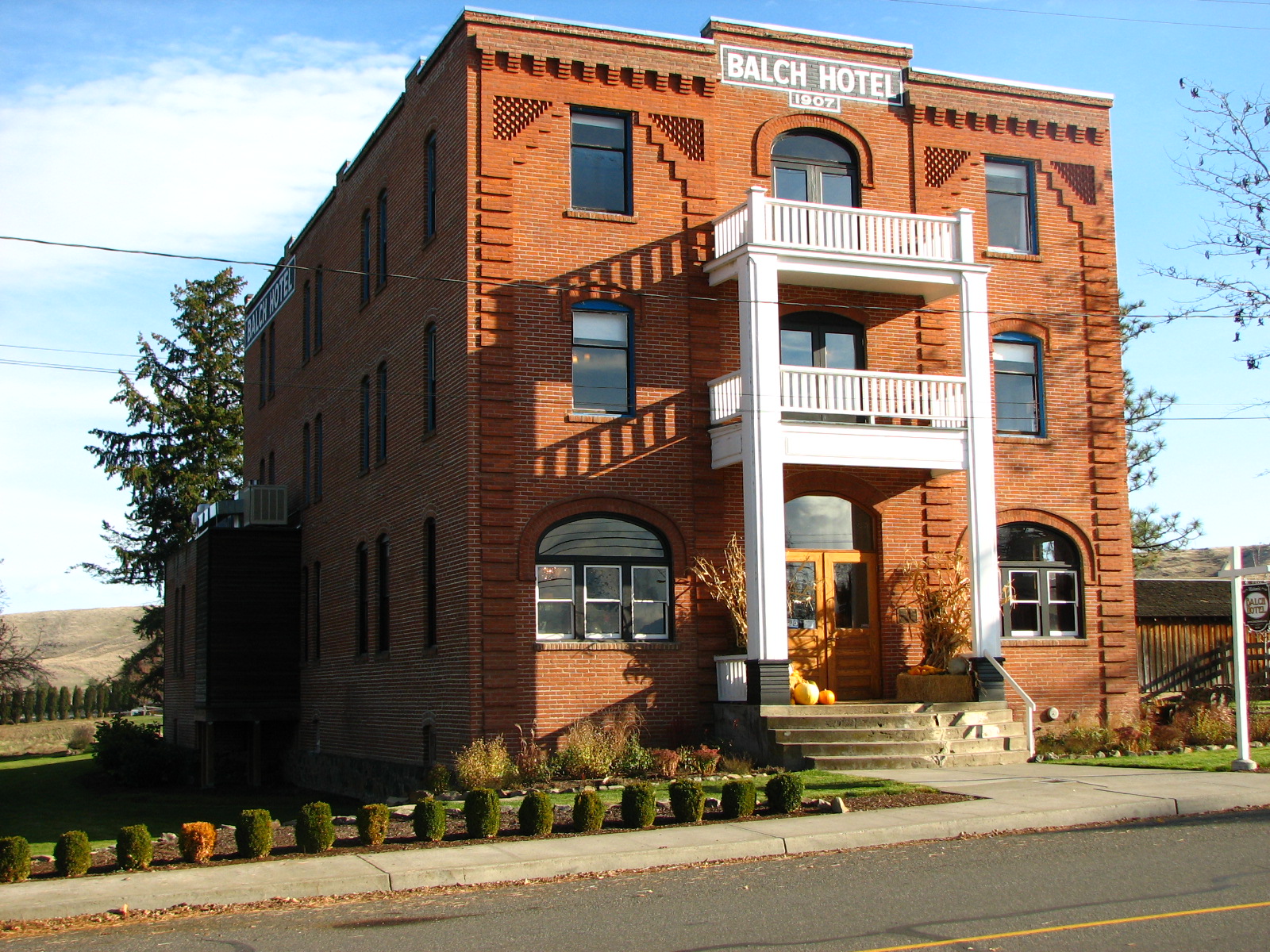 The historic Balch Hotel (built 1907), located at 40 South Main Street in Dufur, Oregon, United States, is listed on the US National Register of Historic Places (NRHP).