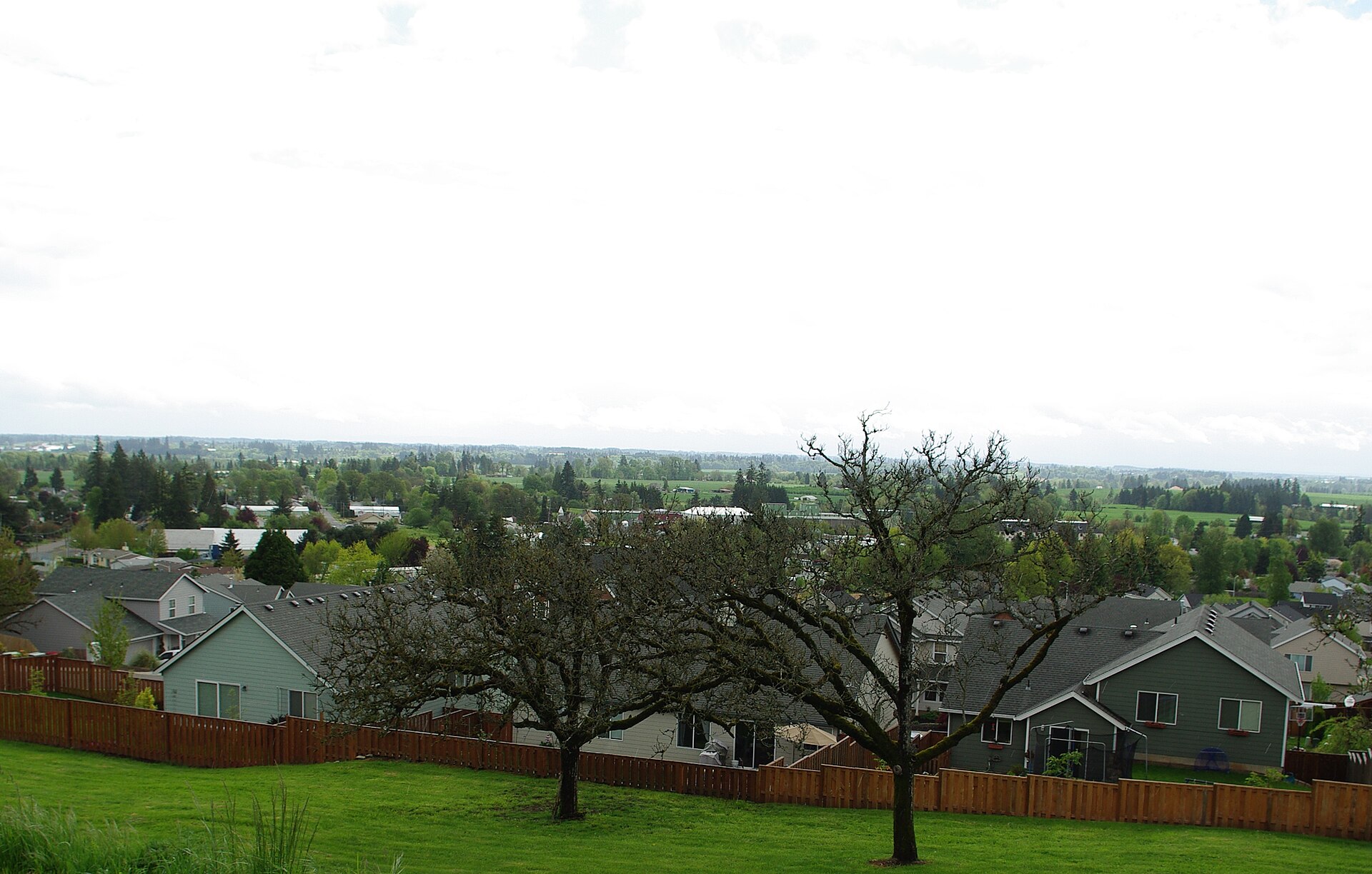 Overlooking w:Dundee, Oregon, USA