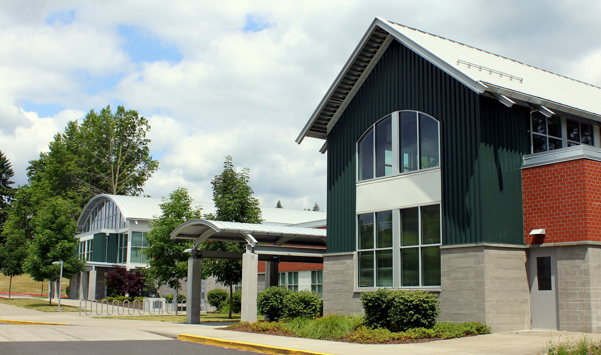 Metzger Elementary School in w:Metzger, Oregon near w:Portland, Oregon.