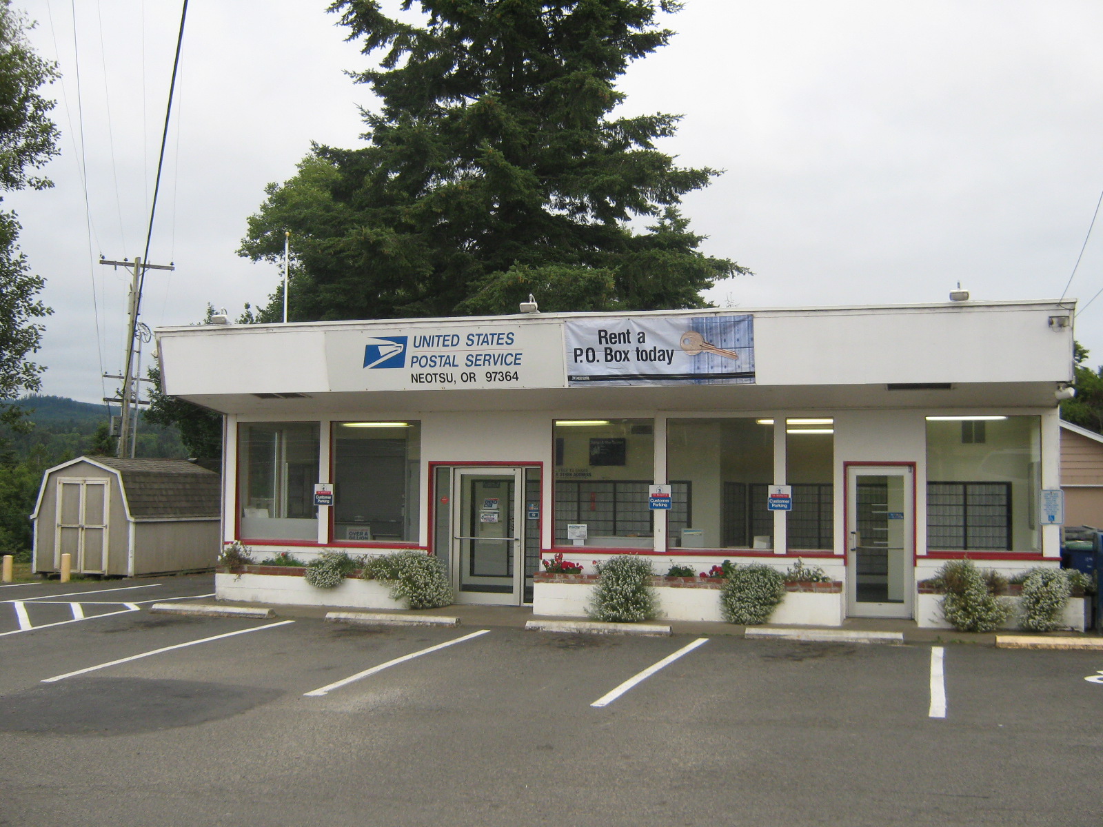 Post Office in Neotsu, Lincoln County, Oregon, United States