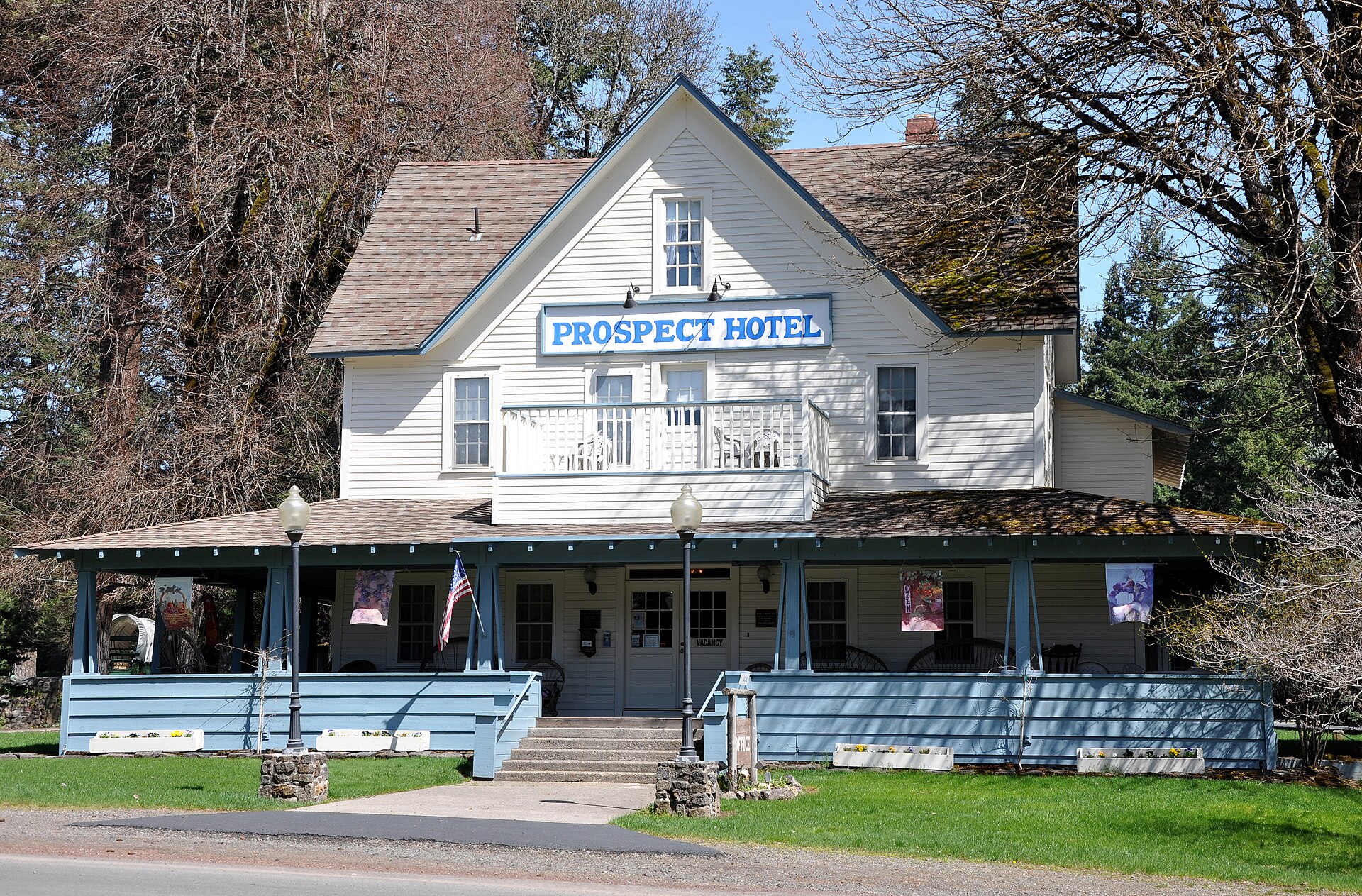 Prospect Hotel, on the National Register of Historic Places in Prospect in the U.S. state of Oregon