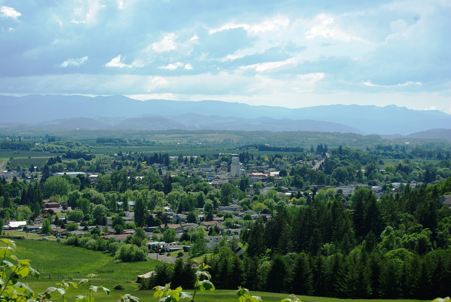 view of w:Sheridan, Oregon, USA