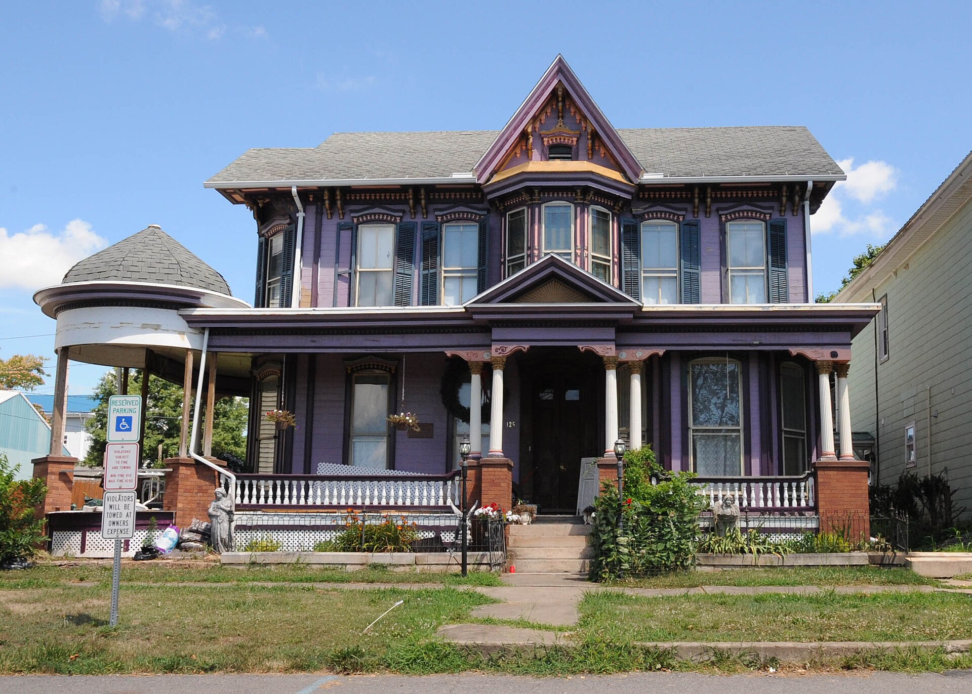 ORIGINAL HOUSE BUILT IN 1842 BUT THE MAIN HOUSE WAS ADDED IN 1887. IT IS A TWO-STORY, WOOD FRAME QUEEN ANNE STYLE DWELLING — Berrysburg, Pennsylvania