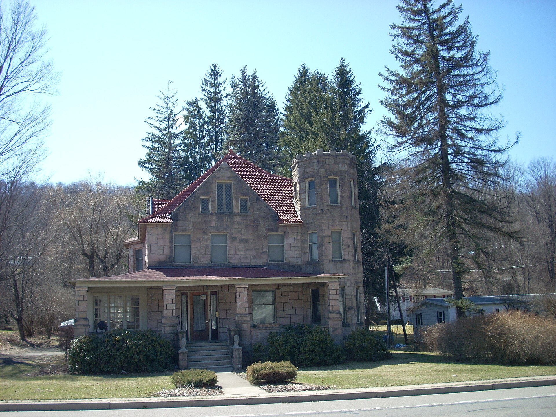 The "castle" in Blossburg — Pennsylvania