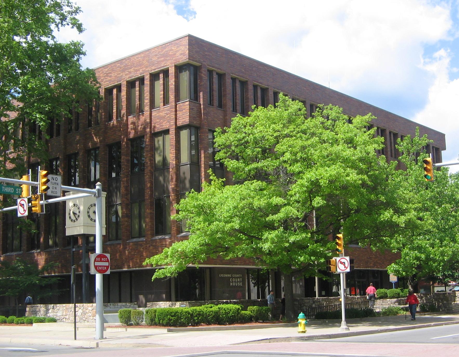 Lycoming County Courthouse, Williamsport, Pennsylvania USA