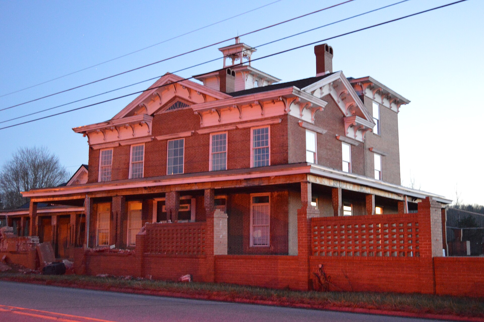 Main Street in Burnside, Pennsylvania