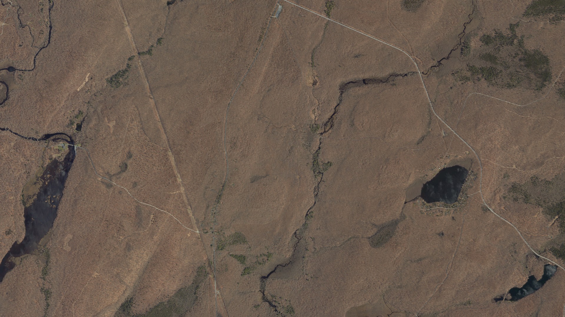 Aerial view of land around Porter, Pennsylvania